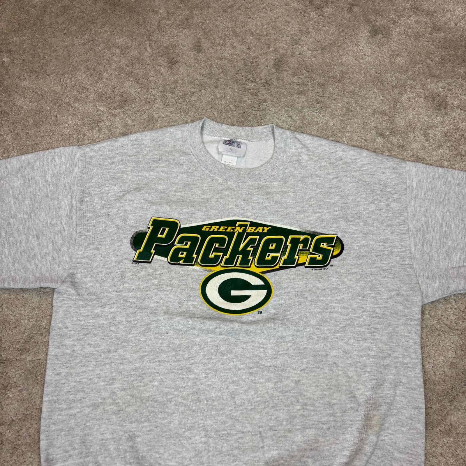CSA × NFL × Vintage VTG 90s Green Bay Packers Crewneck Sweatshirt Pullover XL Size US XL / EU 56 / 4 - 2 Thumbnail