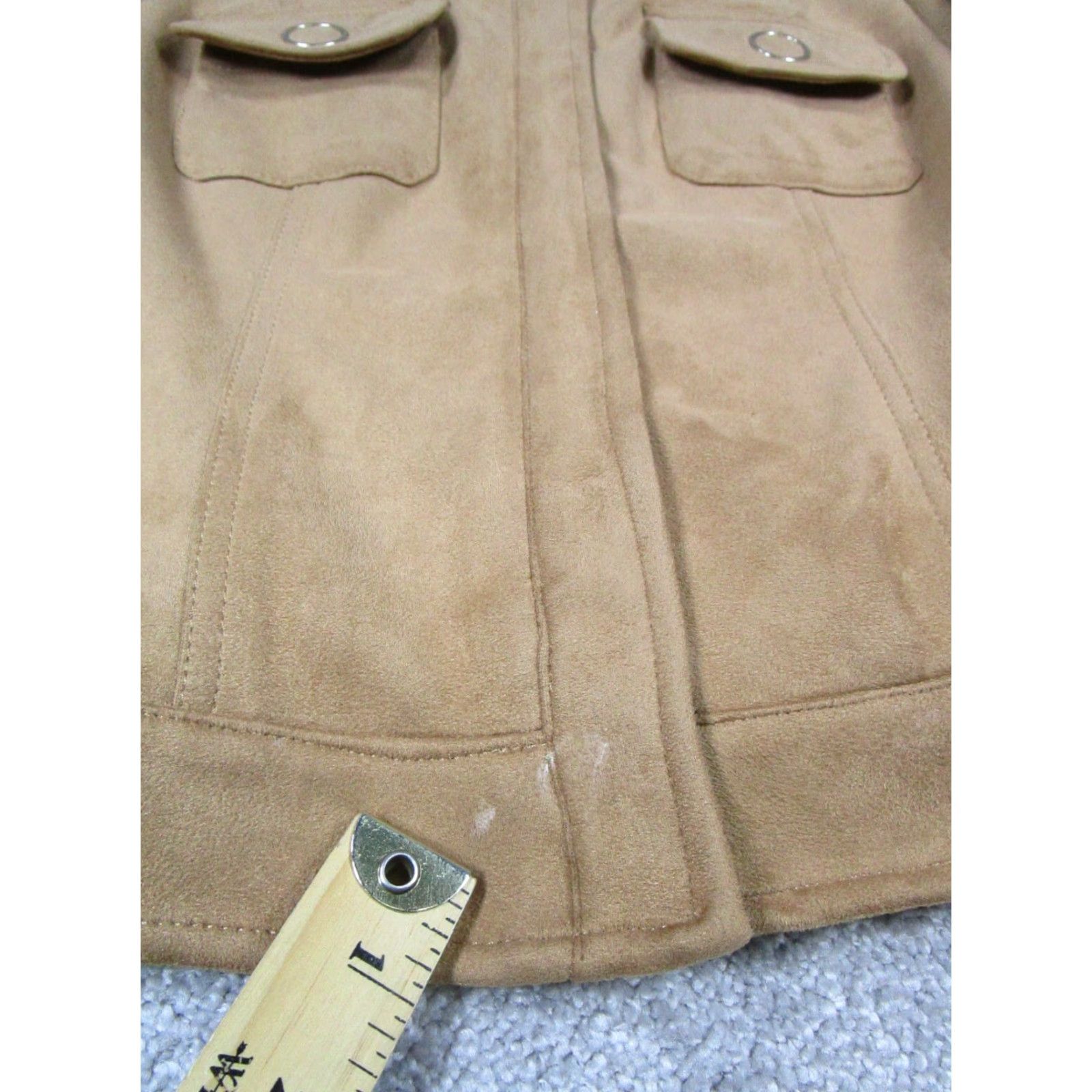 White House Black Market White House Black Market Jacket Womens Small Brown Suede Jacket Mens? Size S / US 4 / IT 40 - 5 Thumbnail