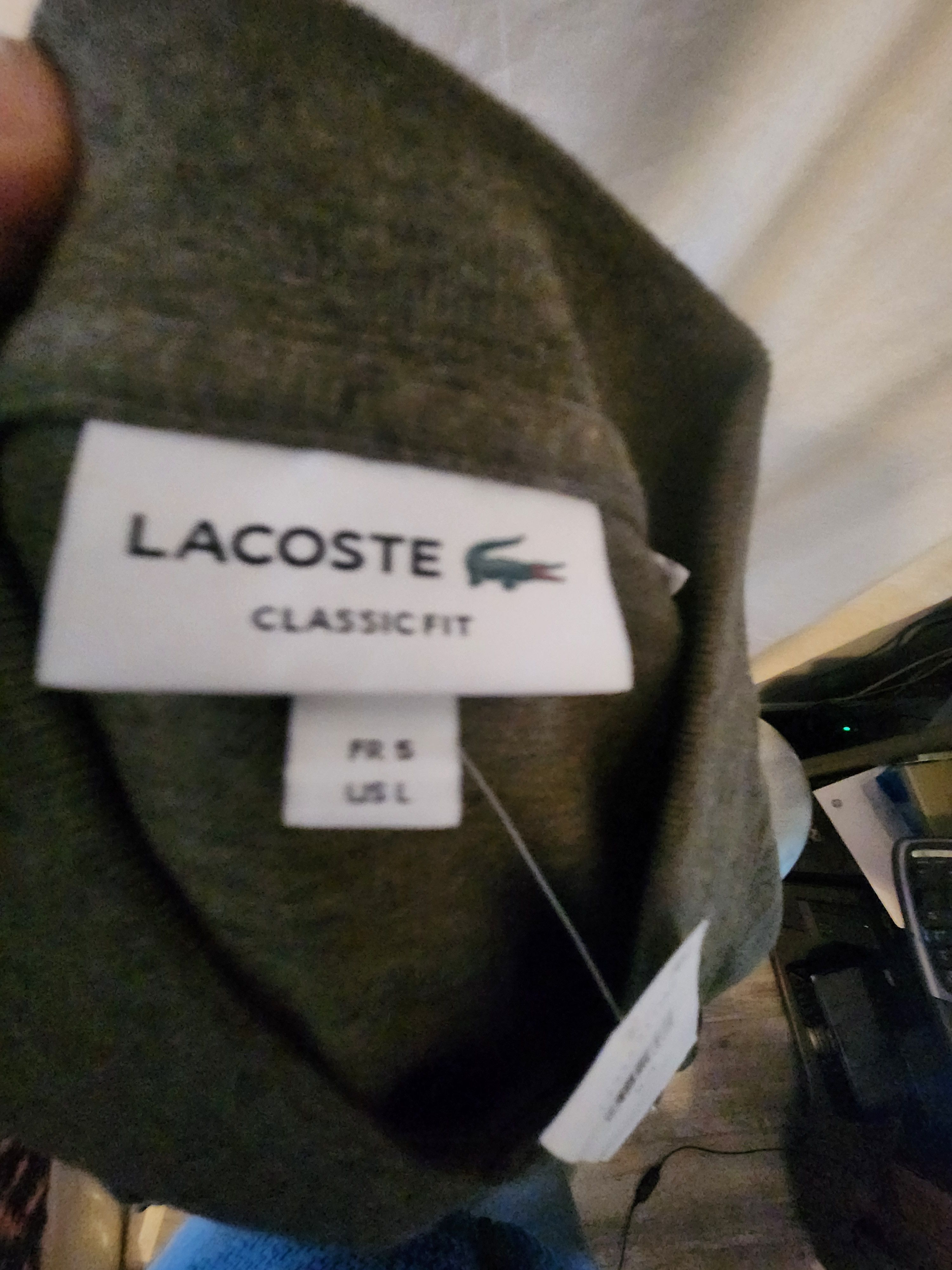 Lacoste long sleeves Size US L / EU 52-54 / 3 - 6 Thumbnail