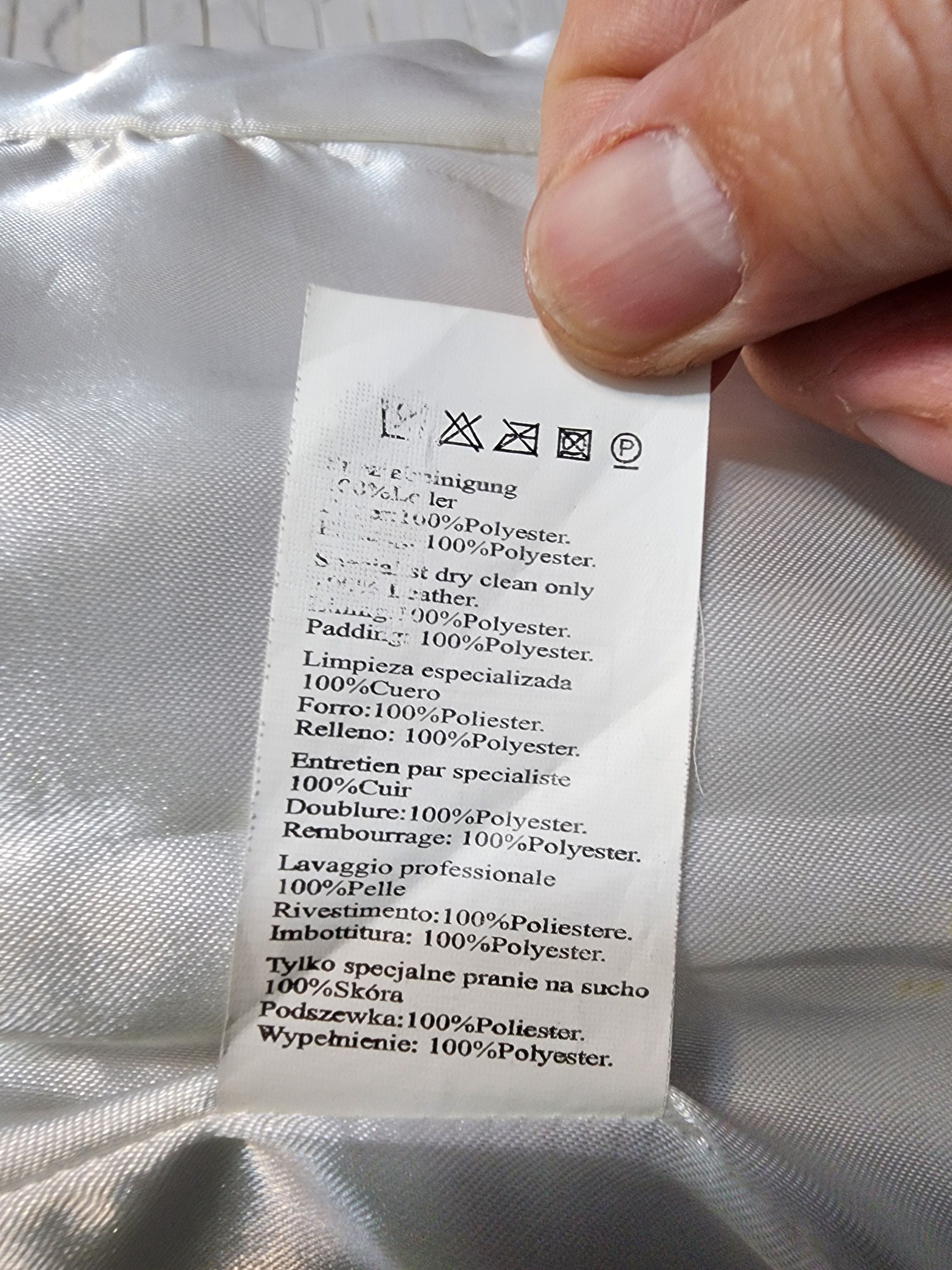 Other White Genuine Leather Jacket: Women's Button-Up Coat Size S / US 4 / IT 40 - 9 Thumbnail