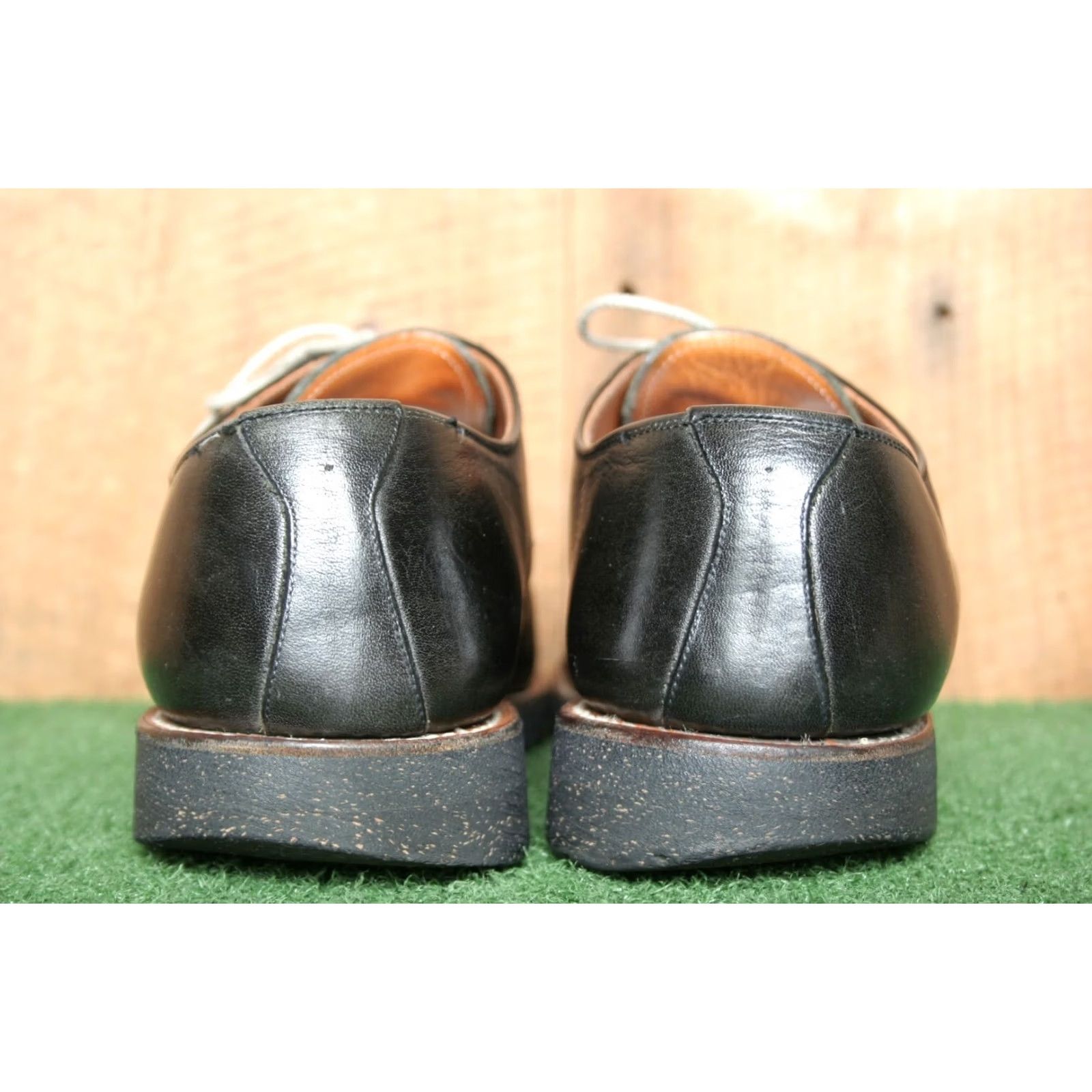 Bench HIROKAWA Scotch Grain Black Leather Oxfords Bench Made JPN 25.5 ≈ US 8 Mens Leather Upper Oxford Size US 8 / EU 41 - 6 Thumbnail