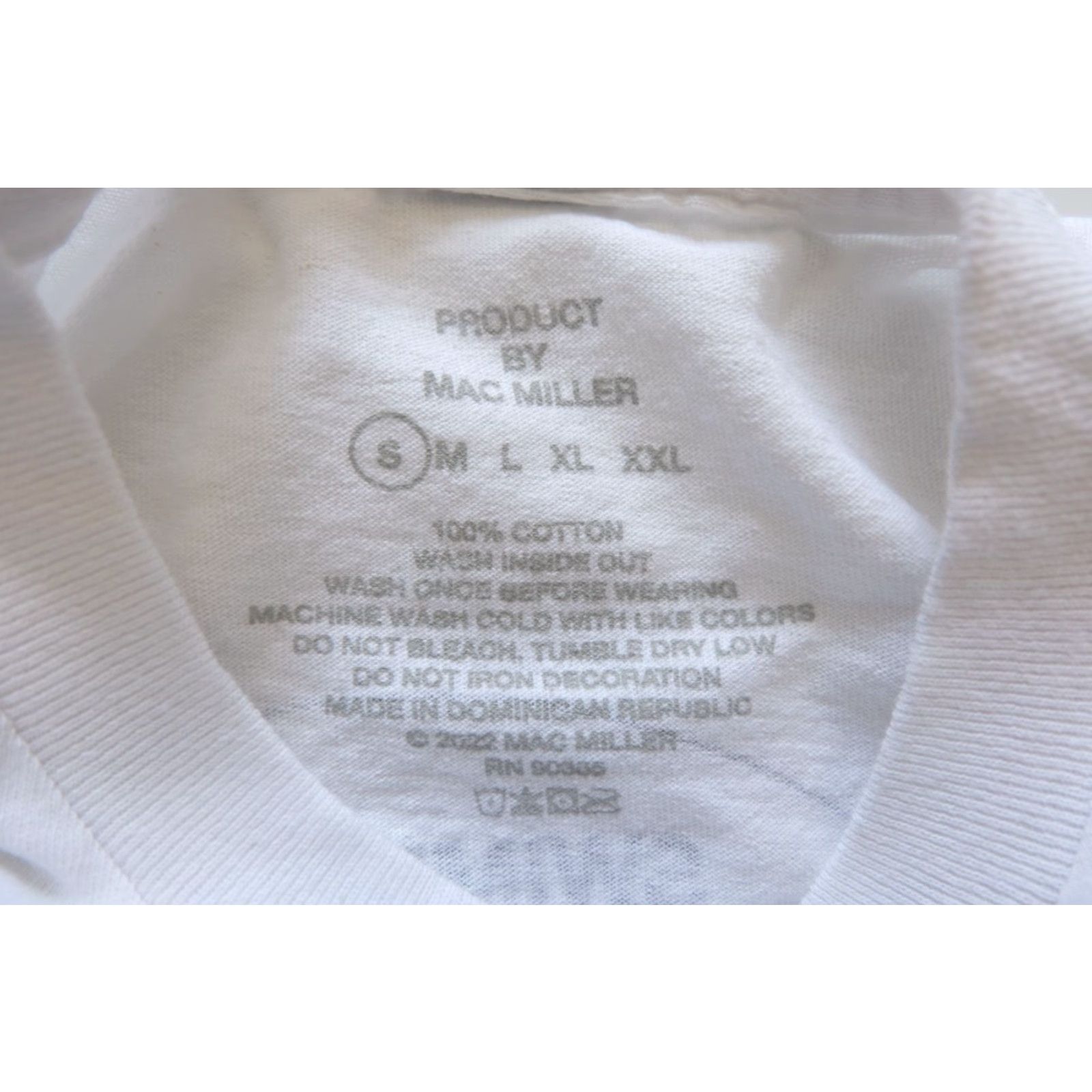 Vintage MAC MILLER SWIMMING TEE MUSIC TOUR WHITE T SHIRT MEN S SZ S 2010s 2018 T-Shirt Size US S / EU 44-46 / 1 - 6 Thumbnail