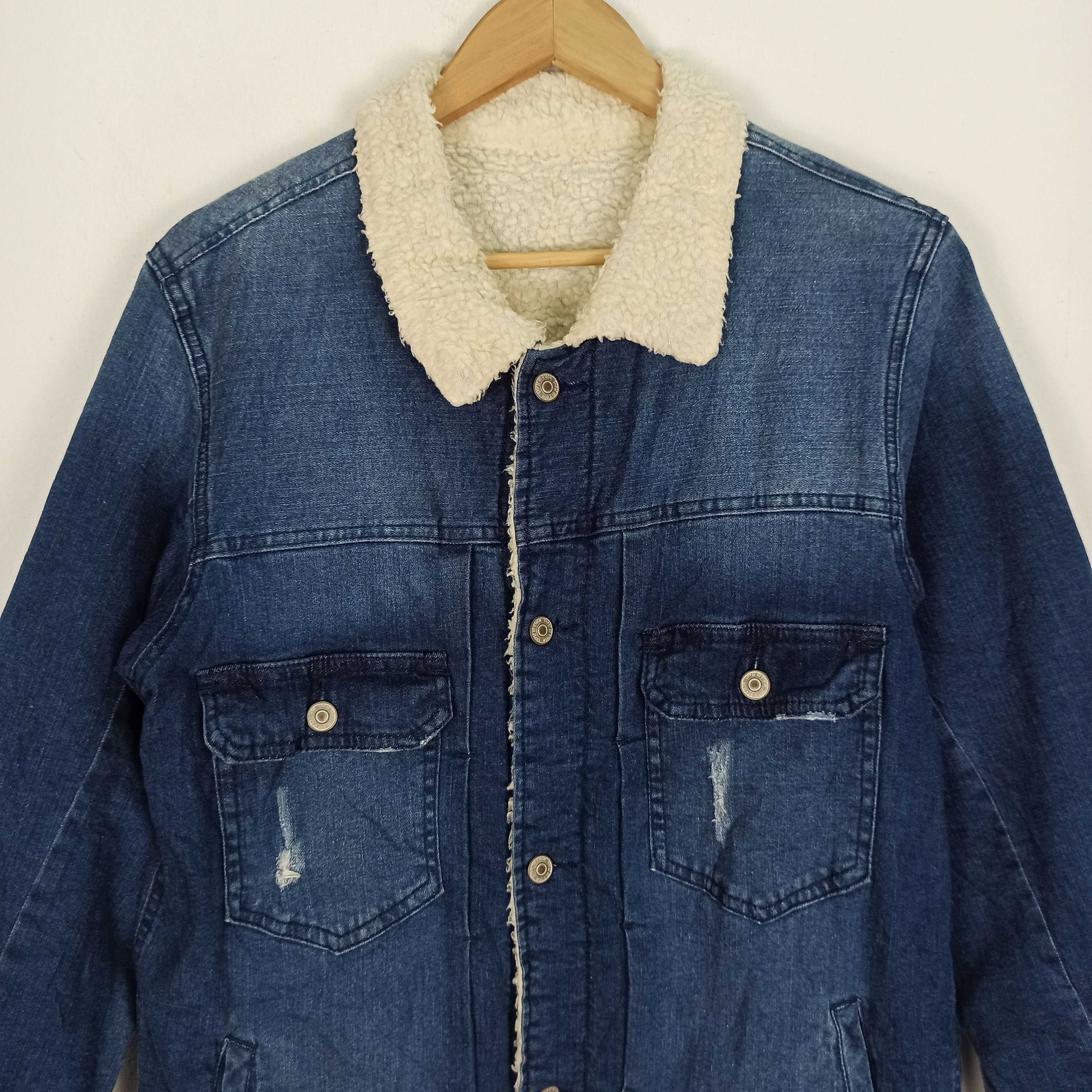 Beauty Beast Avail Trucker Sherpa Denim Style Japan Casual Jacket Size US M / EU 48-50 / 2 - 3 Thumbnail