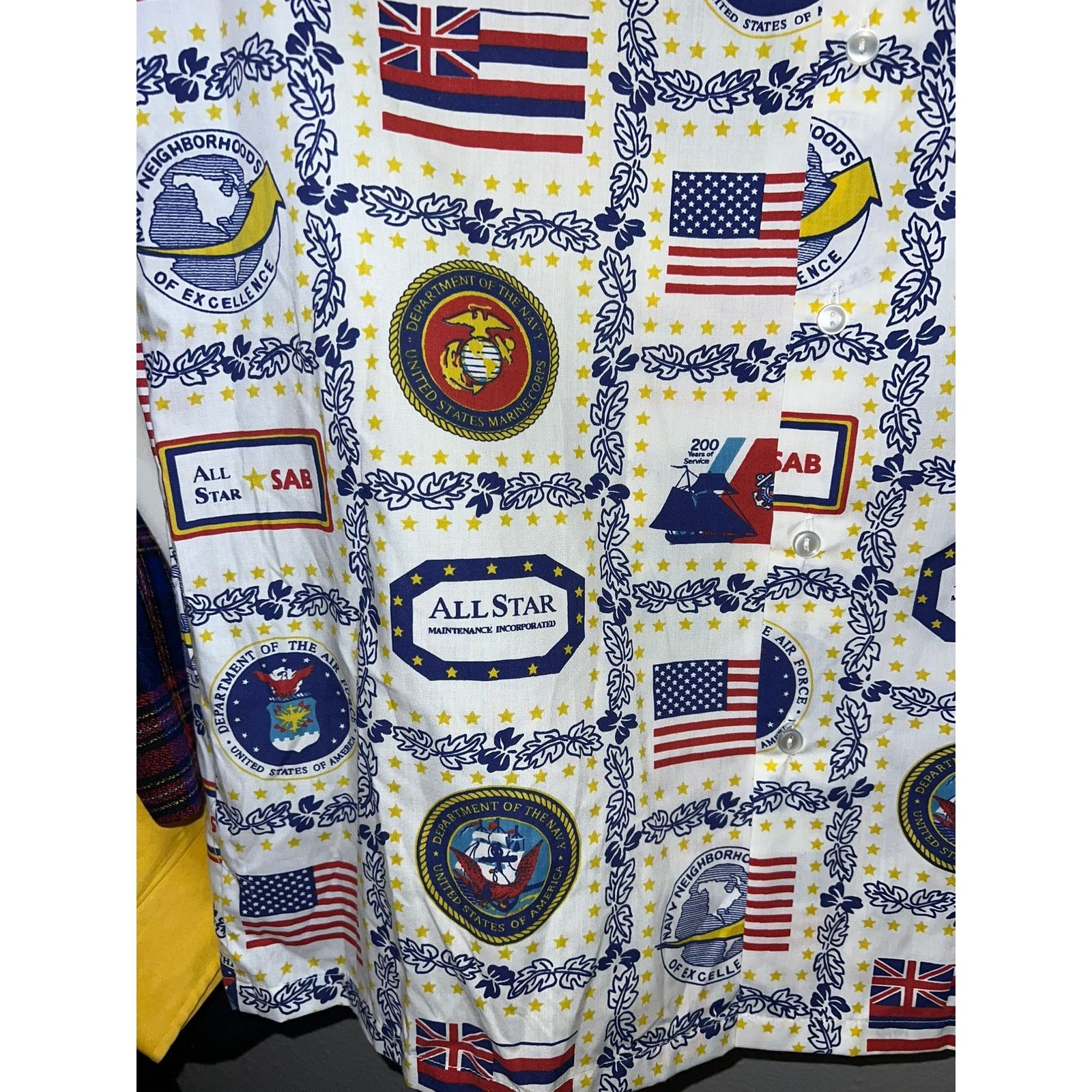 Hilo Hattie Vintage Hilo Hattie Army Shirt US Air Force Navy Button Up X Size US XL / EU 56 / 4 - 5 Thumbnail