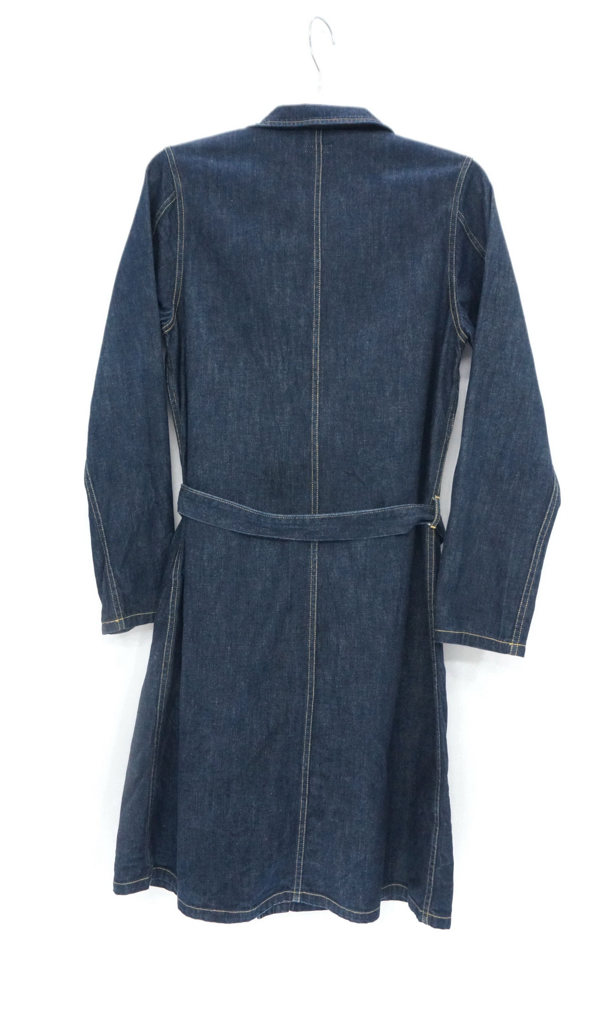 Japanese Brand KAPITAL Denim Shop Coat Indigo Size S / US 4 / IT 40 - 2 Thumbnail