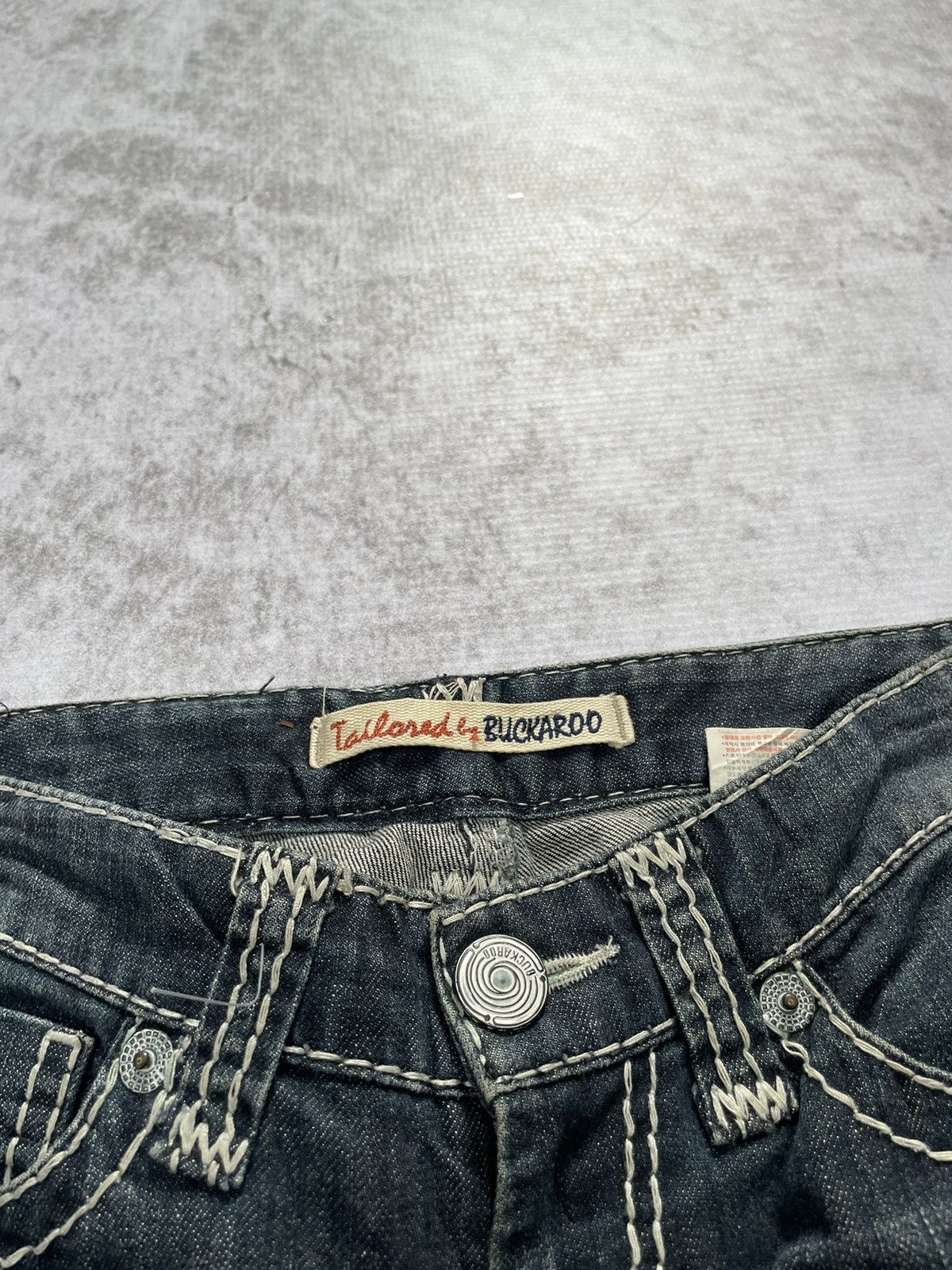 If Six Was Nine × Japanese Brand × Le Grande Bleu (L.G.B.) 2000s bootcut buckaro acid wash japan denim pants y2k style Size US 27 - 4 Thumbnail