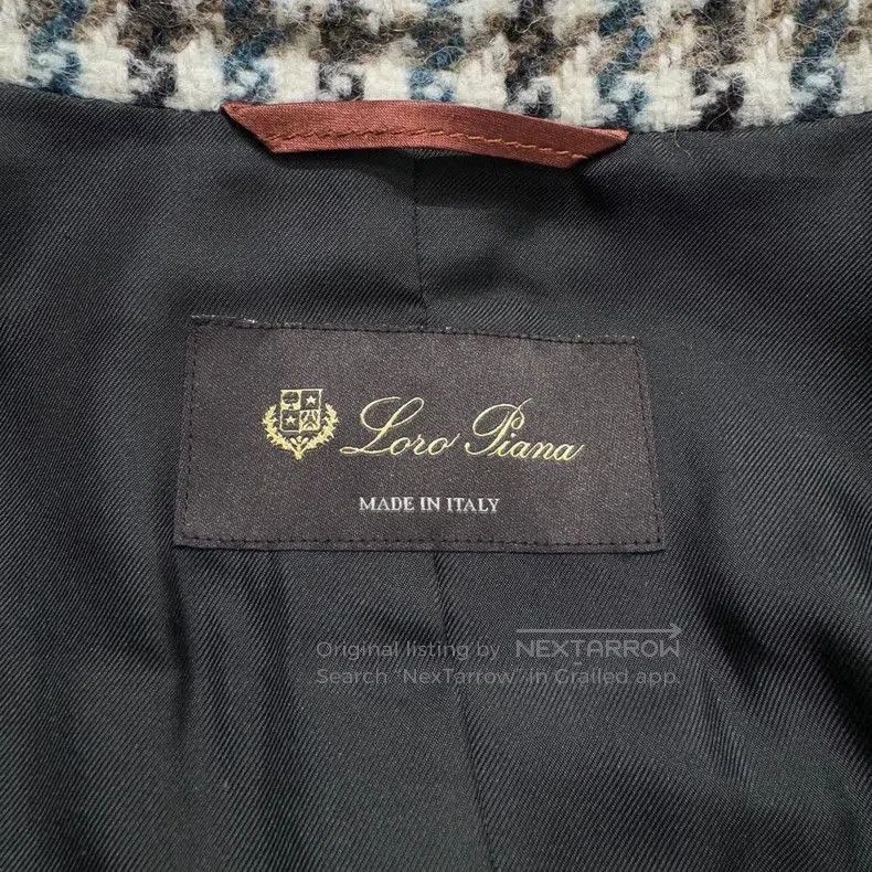 Loro Piana Loro Piana Houndstooth Long Coat. Size US M / EU 48-50 / 2 - 2 Thumbnail