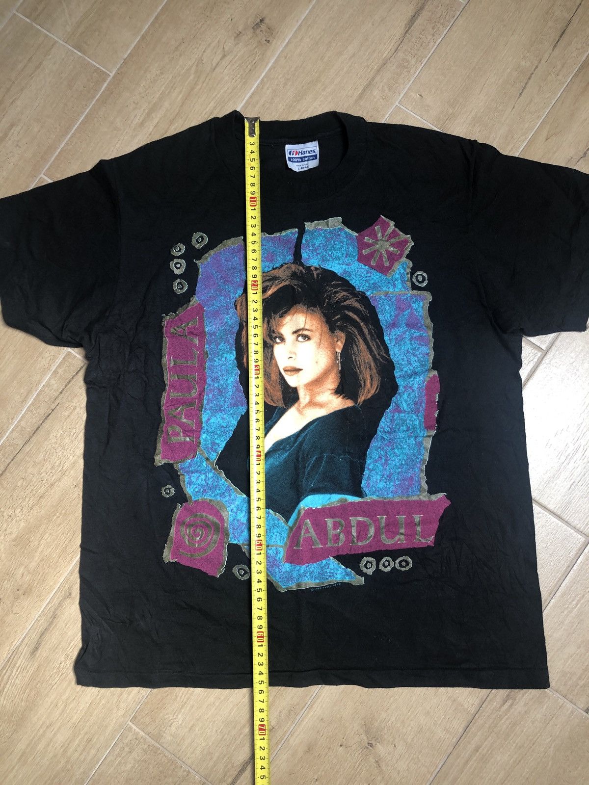 Band Tees 1990 PAULA ABDUL RAP TEE DOUBLE SIDED GRAPHIC BAND T-SHIRT Size US M / EU 48-50 / 2 - 7 Thumbnail