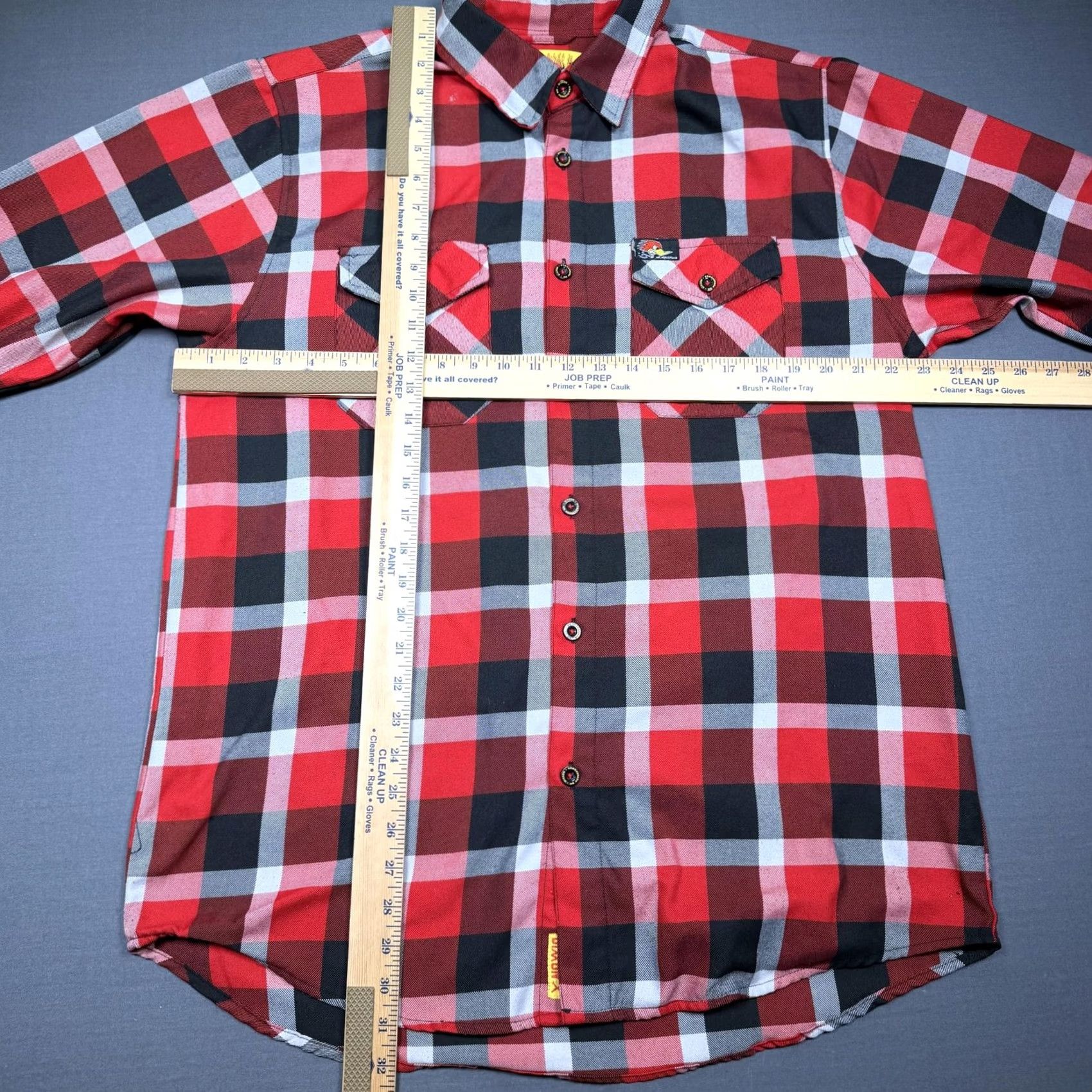 Vintage Dixxon Shirt Mens Large Tall Plaid Long Sleeve Button Up Flannel Clay Smith Cams Red Herritage Mr. Horsepower Moder Size US L / EU 52-54 / 3 - 4 Thumbnail