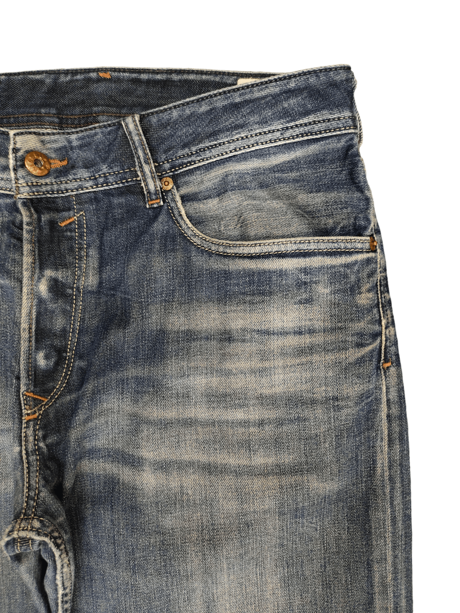 Vintage Y2k Diesel Waykee Distress Faded Regular Straight