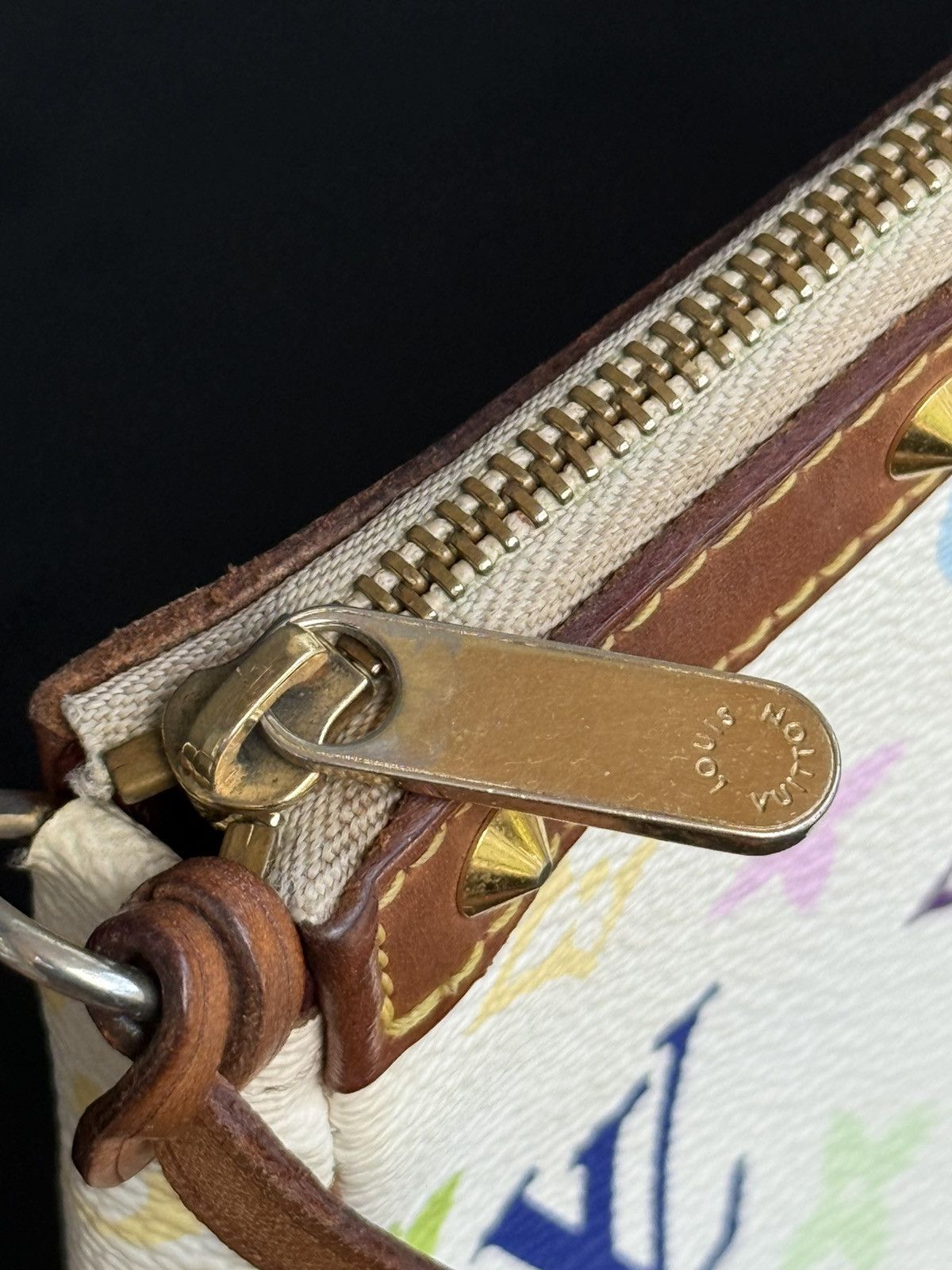 Louis Vuitton Louis Vuitton x Takashi Murakami White Multicolor Pochette Size ONE SIZE - 12 Thumbnail