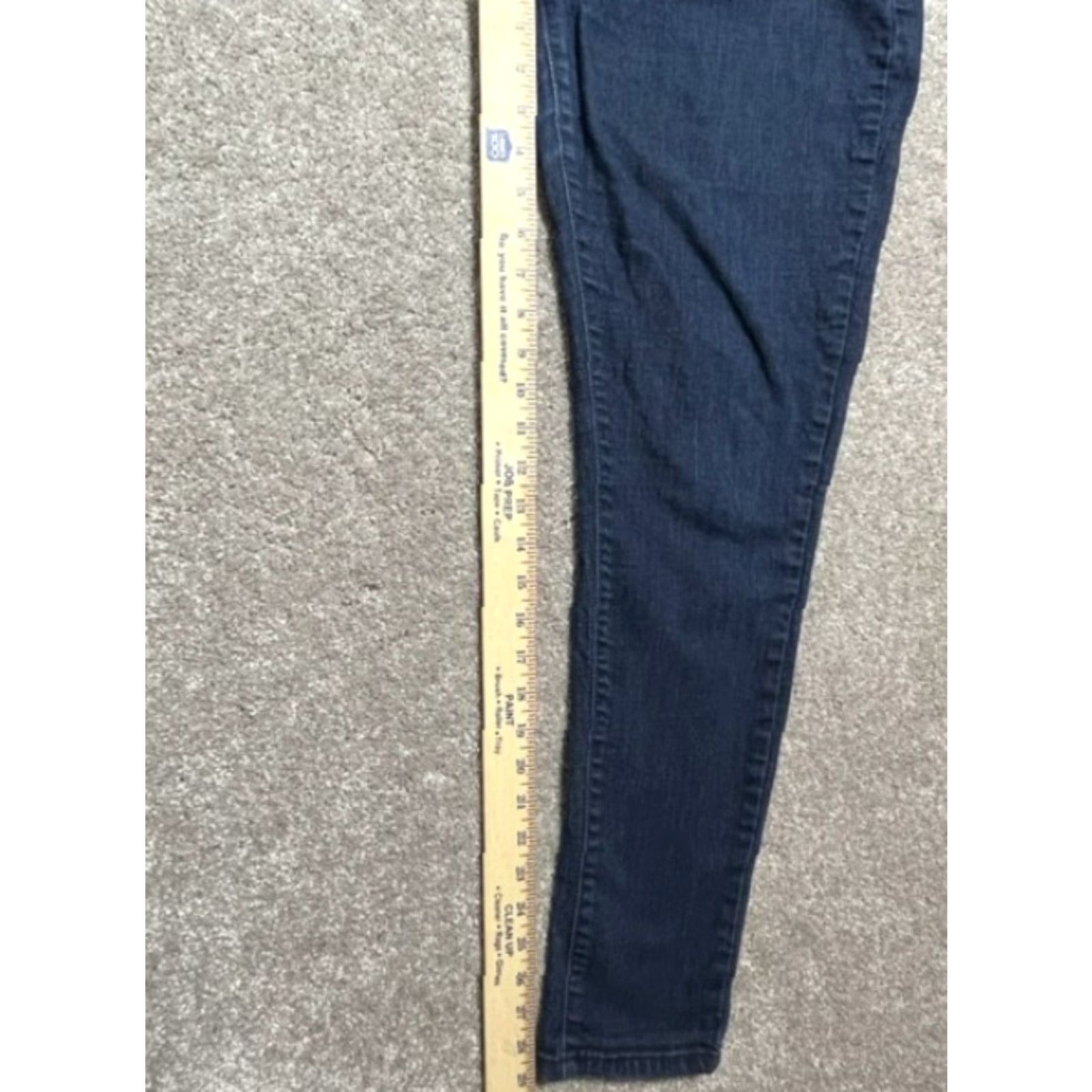 Levi's Levi's Legging Skinny Jeans Womens 14M 32x32 Dark Wash Blue Denim Jeans Regular Womens Size 24" / US 00 / IT 34 - 5 Thumbnail