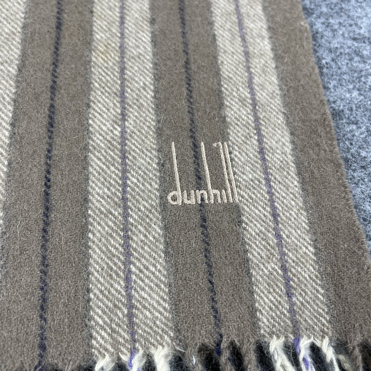 Alfred Dunhill × Vintage Vintage Dunhill Scarf / Muffler / Neckwear T997 Size ONE SIZE - 10 Thumbnail