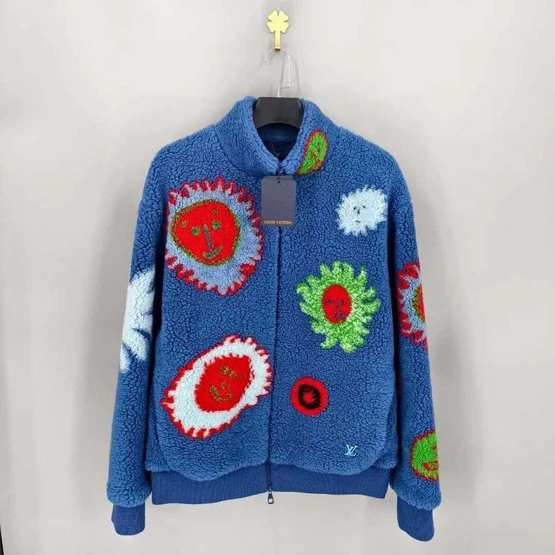 Louis Vuitton Louis Vuitton Yayoi Kusama Co-branded Blue Printed Full Lo Size US XXL / EU 58 / 5 - 1 Thumbnail