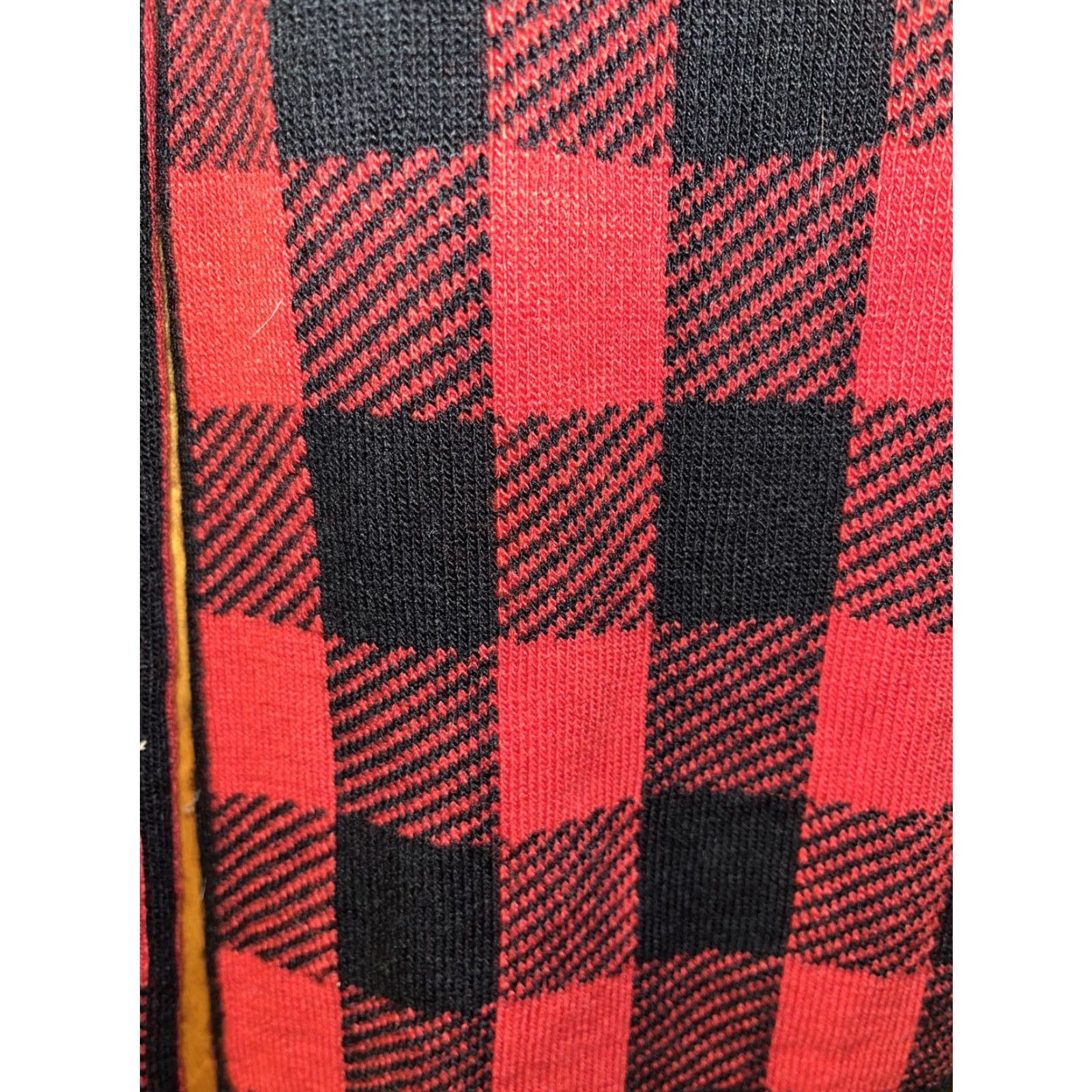 Vintage VINTAGE L.L. Bean Unisex Winter Scarf Reversible Buffalo Plaid Red/Black/White Warm Accessories Size ONE SIZE - 5 Thumbnail