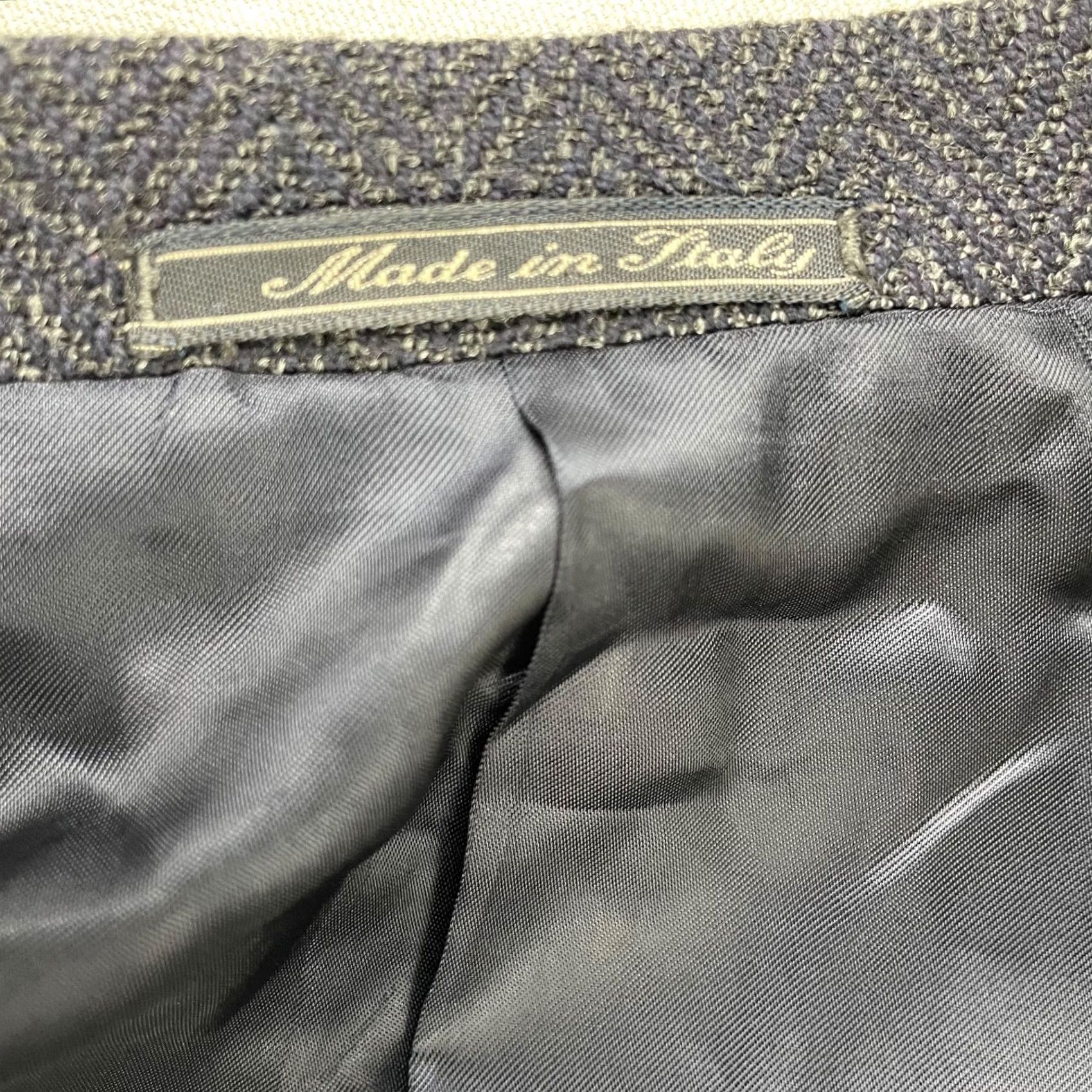 Corneliani Corneliani Blazer Shirt Navy 3-Button Unlined Tweed Wool/Nylon Blend 38R US 48 EU Men Italy Size 38R - 7 Thumbnail