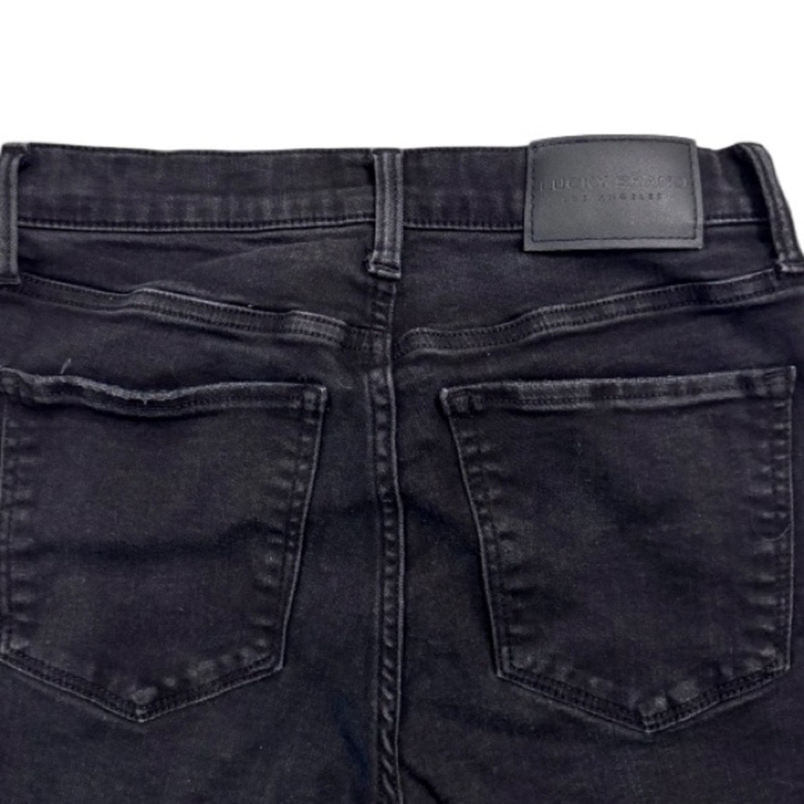 Lucky Brand Lucky Brand High Rise Flare Stevie Jean| Black| Button Fly Size 32" / US 10 / IT 46 - 3 Thumbnail