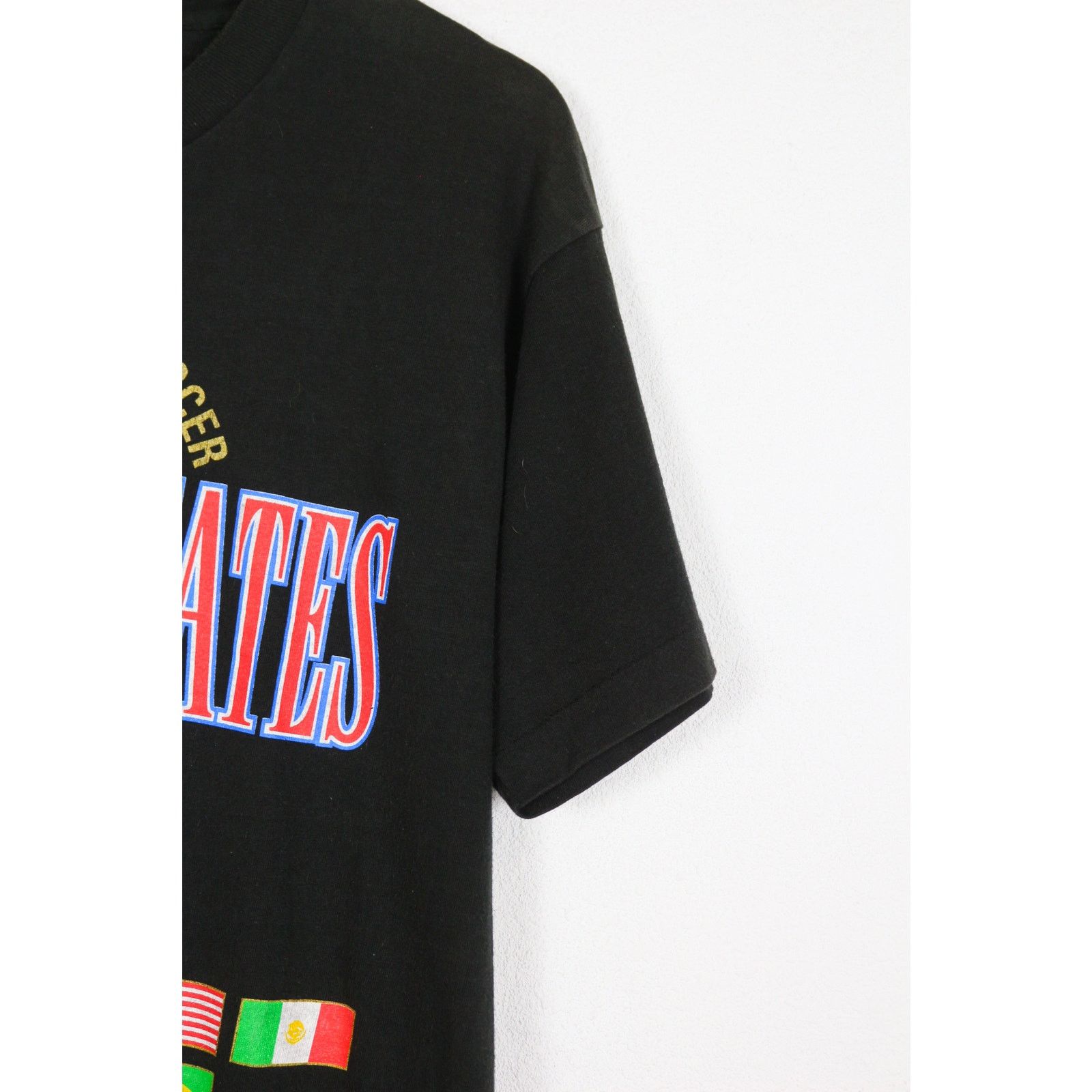 Vintage USA World Cup Soccer 1994 T-shirt Tee Made in USA 90s Size US L / EU 52-54 / 3 - 3 Thumbnail