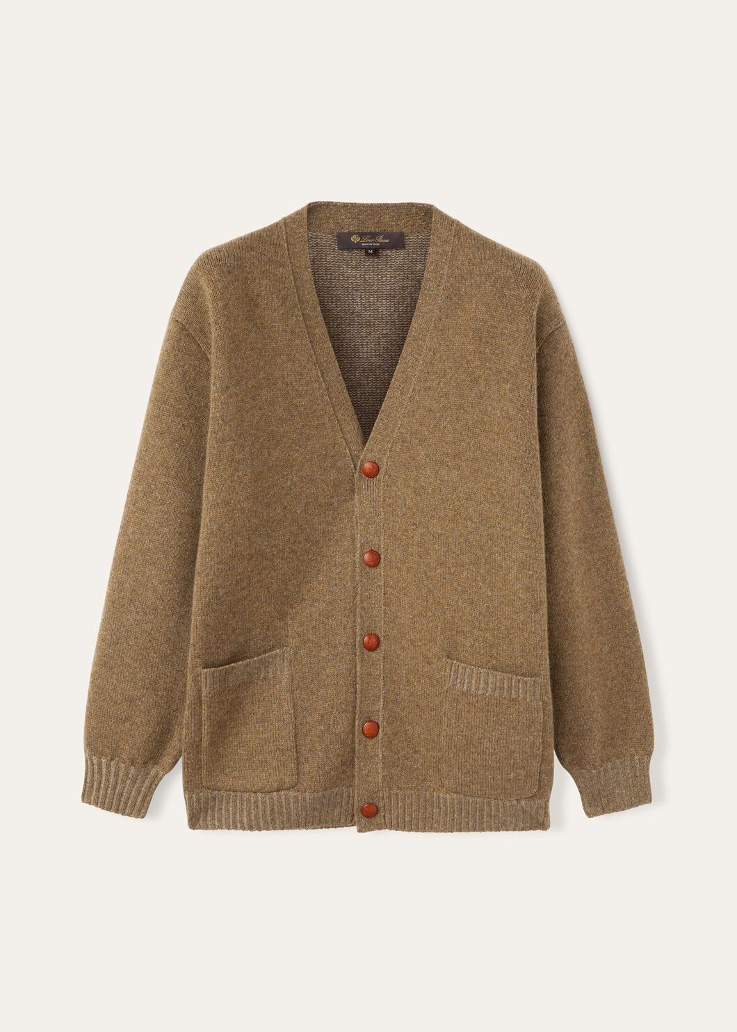 Loro Piana o1w1db10725 FAO6900 Pastore Cardigan in Brown Size US S / EU 44-46 / 1 - 1 Thumbnail