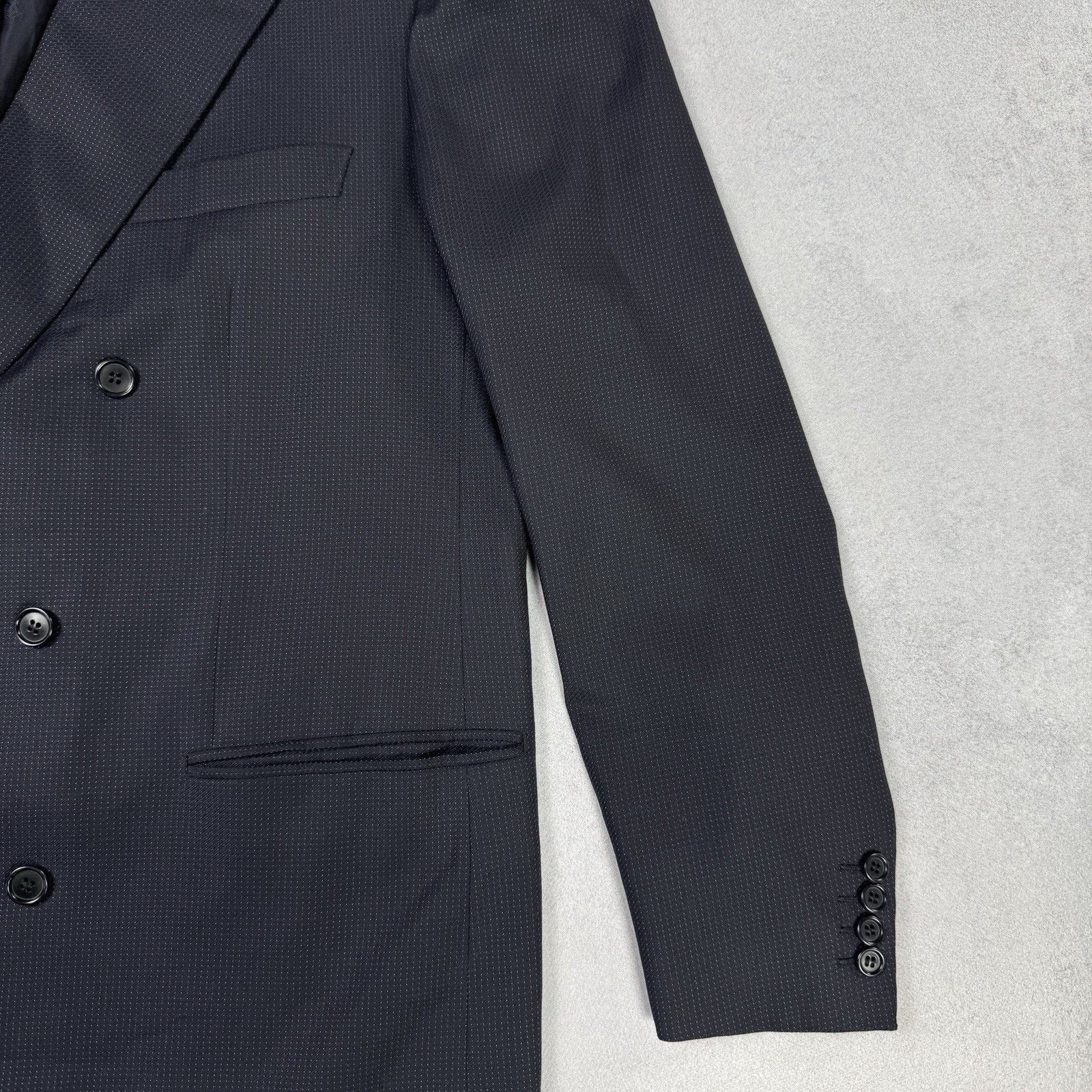 Brioni Brioni Wool Blazer Double Breasted Striped Italy Size 54/44 Size 44R - 5 Thumbnail