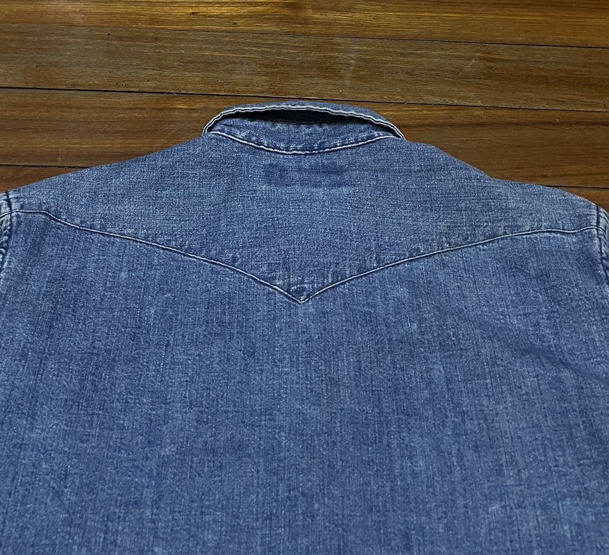 RRL Ralph Lauren × Vintage Very Rare Vintage Brand RRL Ralph Lauren Denim Shirt 1990s Size US XS / EU 42 / 0 - 4 Thumbnail