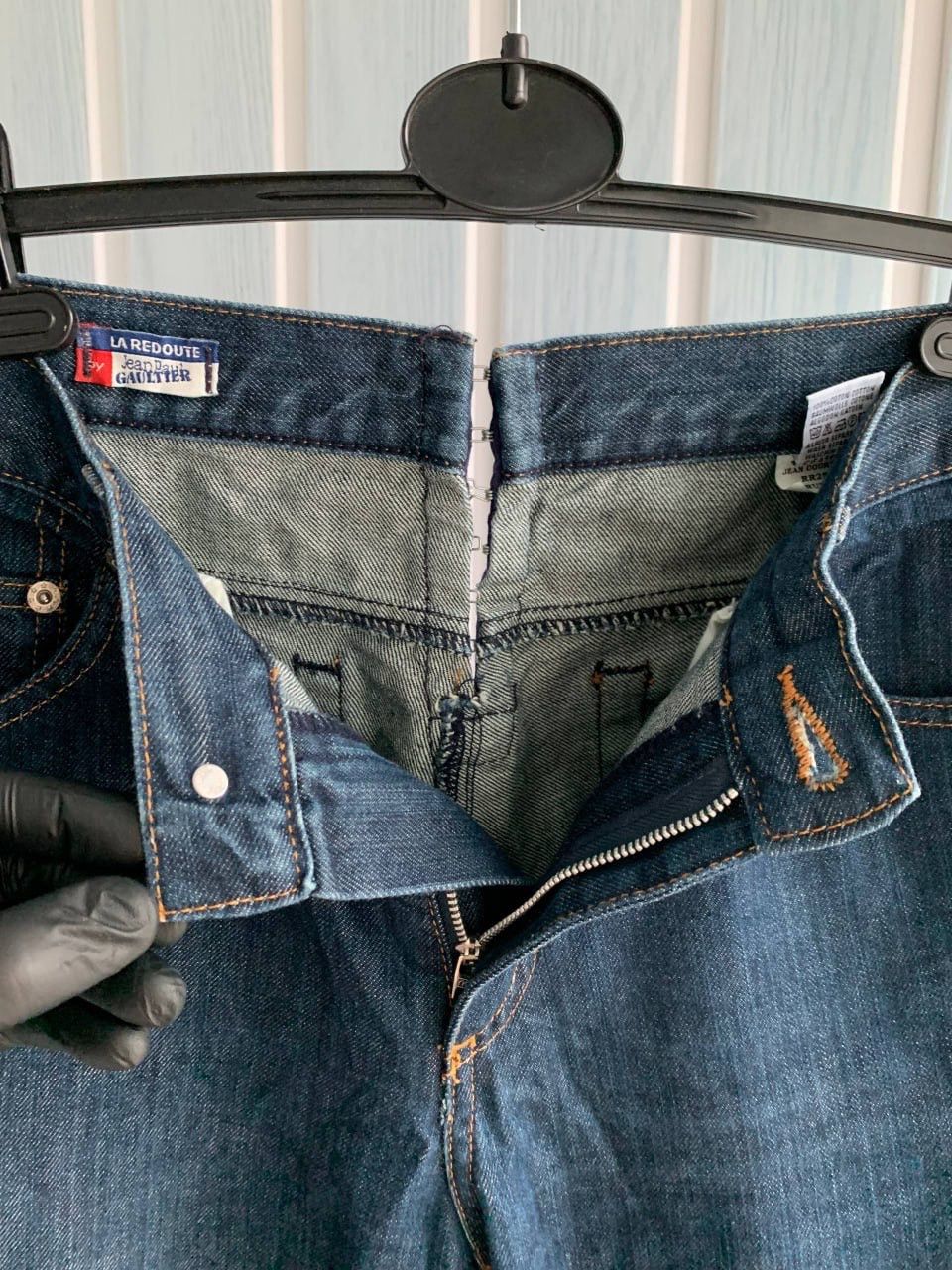 Jean Paul Gaultier Vintage JEAN PAUL GAULTIER x La Redoute Hook Eye Denim Jeans Size US 32 / EU 48 - 16 Thumbnail
