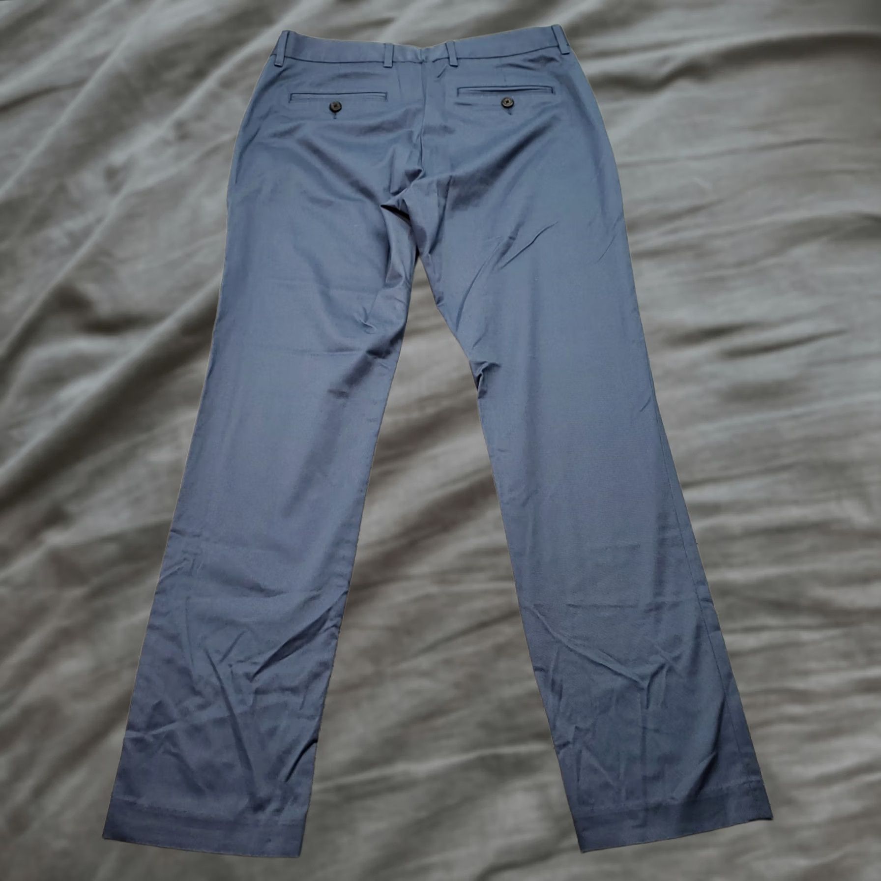 Bonobos VINTAGE Bonobos Dress Pants Men 30 Blue Tailored Slash Pocket Stretchy Flat Front Pants Mens Size US 30 / EU 46 - 1 Thumbnail