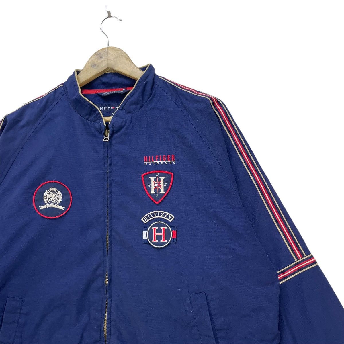 Tommy Hilfiger × Vintage 💥Vtg Tommy Hilfiger Outdoor Zipper Jacket Size US M / EU 48-50 / 2 - 5 Thumbnail