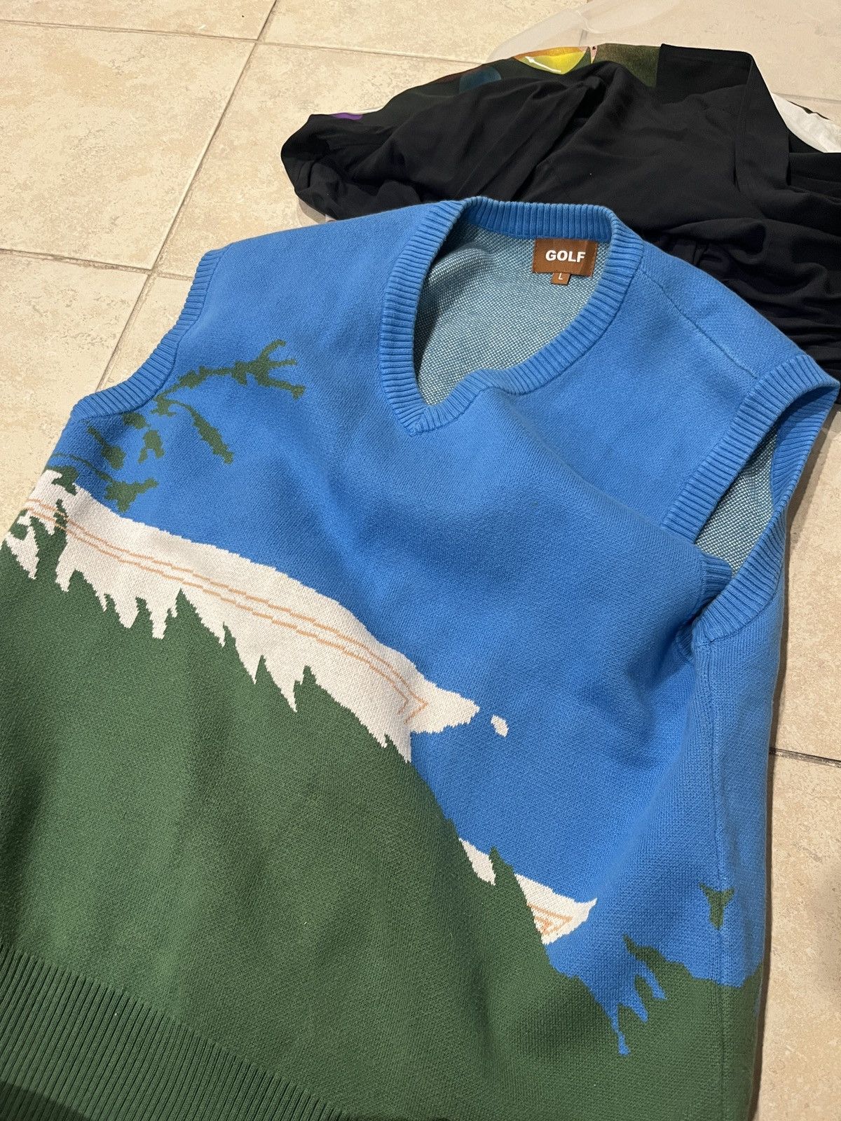 Golf Wang × Tyler The Creator GELATO SWEATER VEST | Grailed
