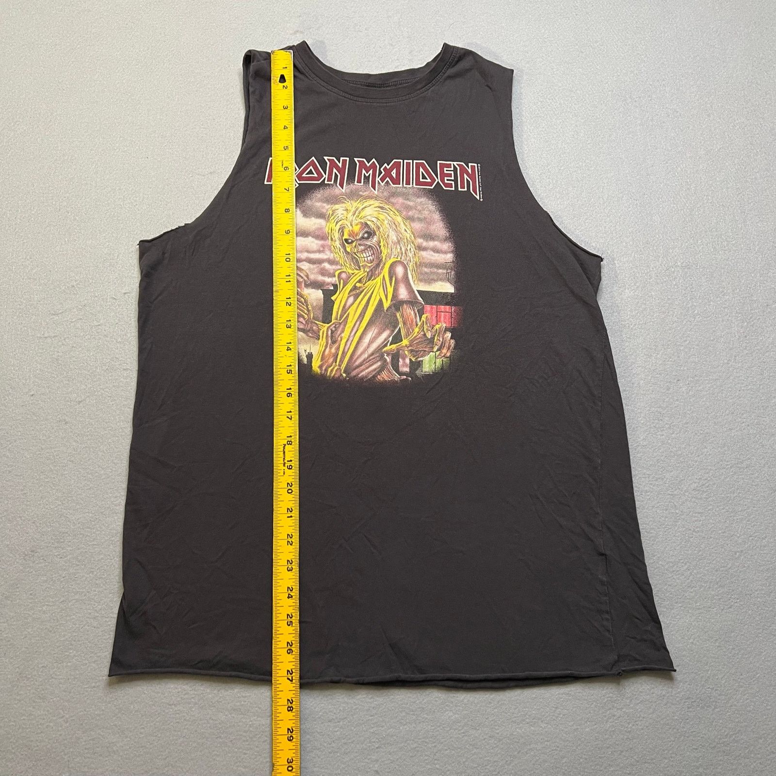 Vintage Iron Maiden Eddie Graphic Muscle Tank Shirt Mens M Band tee Size US M / EU 48-50 / 2 - 5 Thumbnail