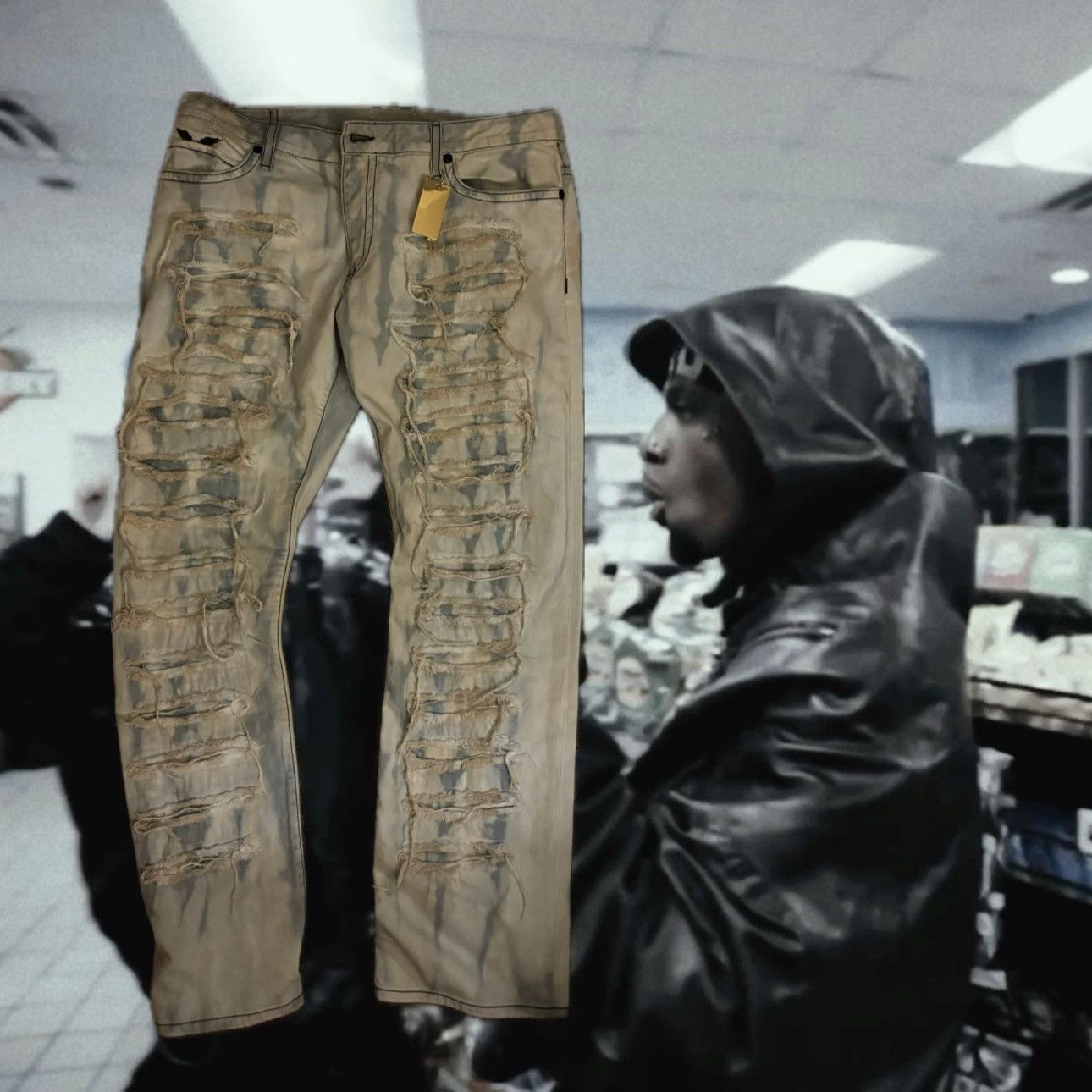 Robins Jeans Distressed Cherokee Robins Jean w studs Size US 40 / EU 56 - 1 Thumbnail