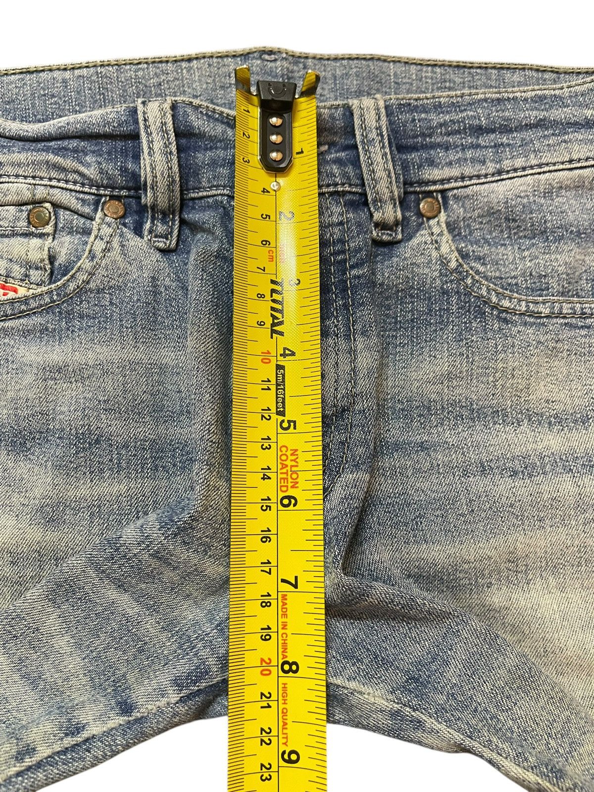 Diesel Vintage Diesel Industry Mud Wash Faded Style Wide Leg Jeans Size US 28 / EU 44 - 14 Thumbnail