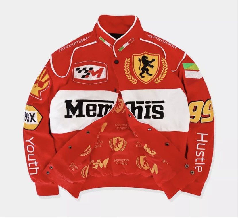 image of Nascar Jacket Furious One Jacket Nascar Limited in Red, Men's (Size 2XL)