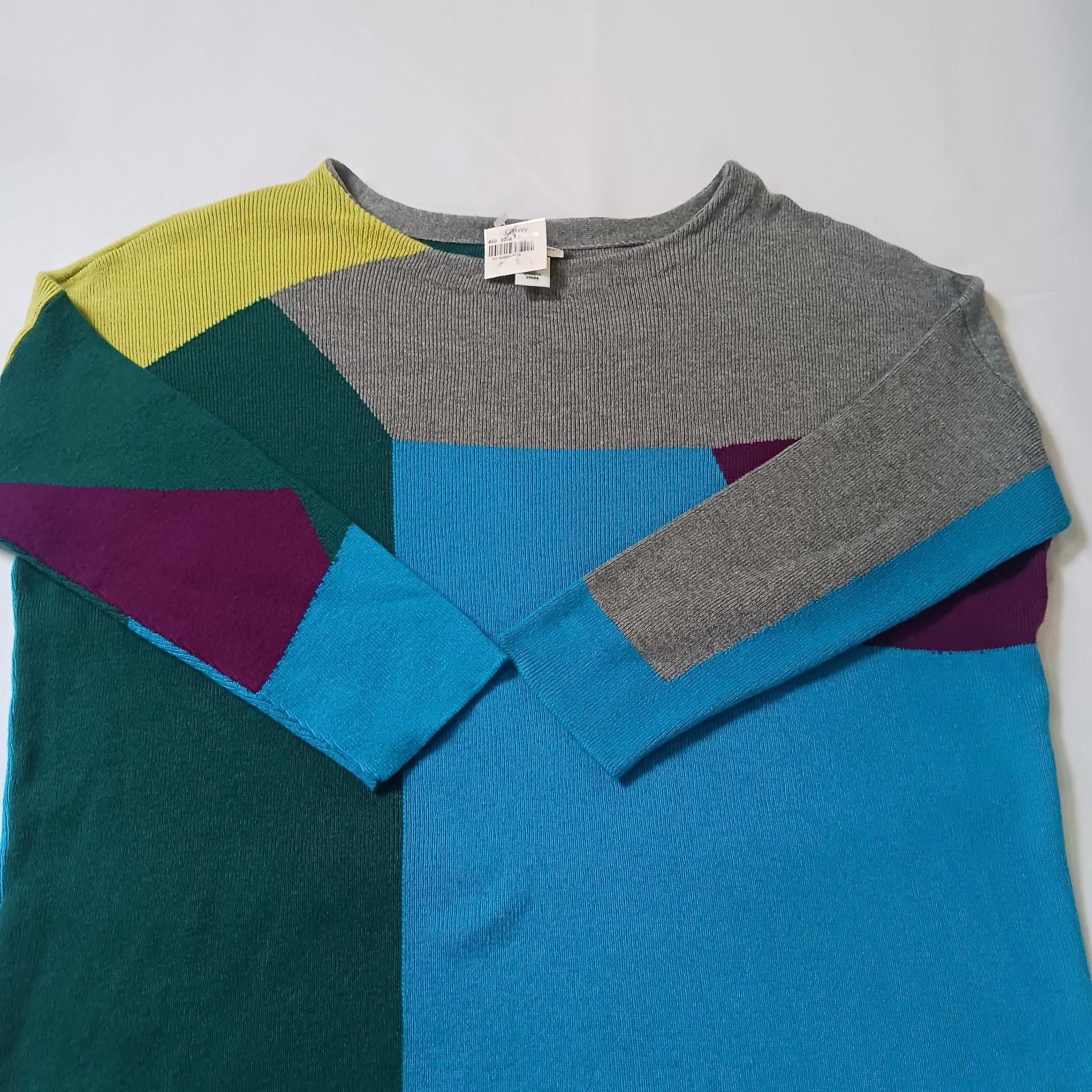 Designer Stylus RN#93677 Women's Multicolor Wool Blend Sweater Small Size S / US 4 / IT 40 - 12 Thumbnail