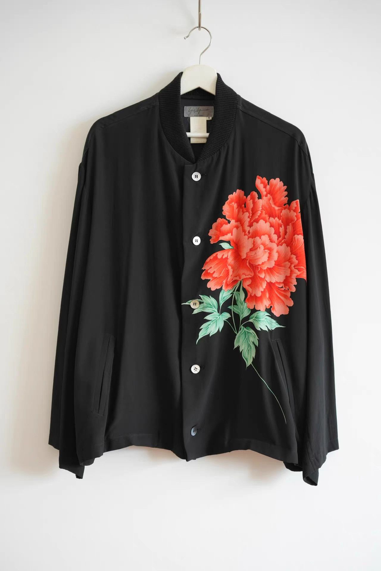 Yohji Yamamoto Yohji Yamamoto 96ss "Flower and Boy" Peony Silk Jacket K4 Size US M / EU 48-50 / 2 - 1 Thumbnail