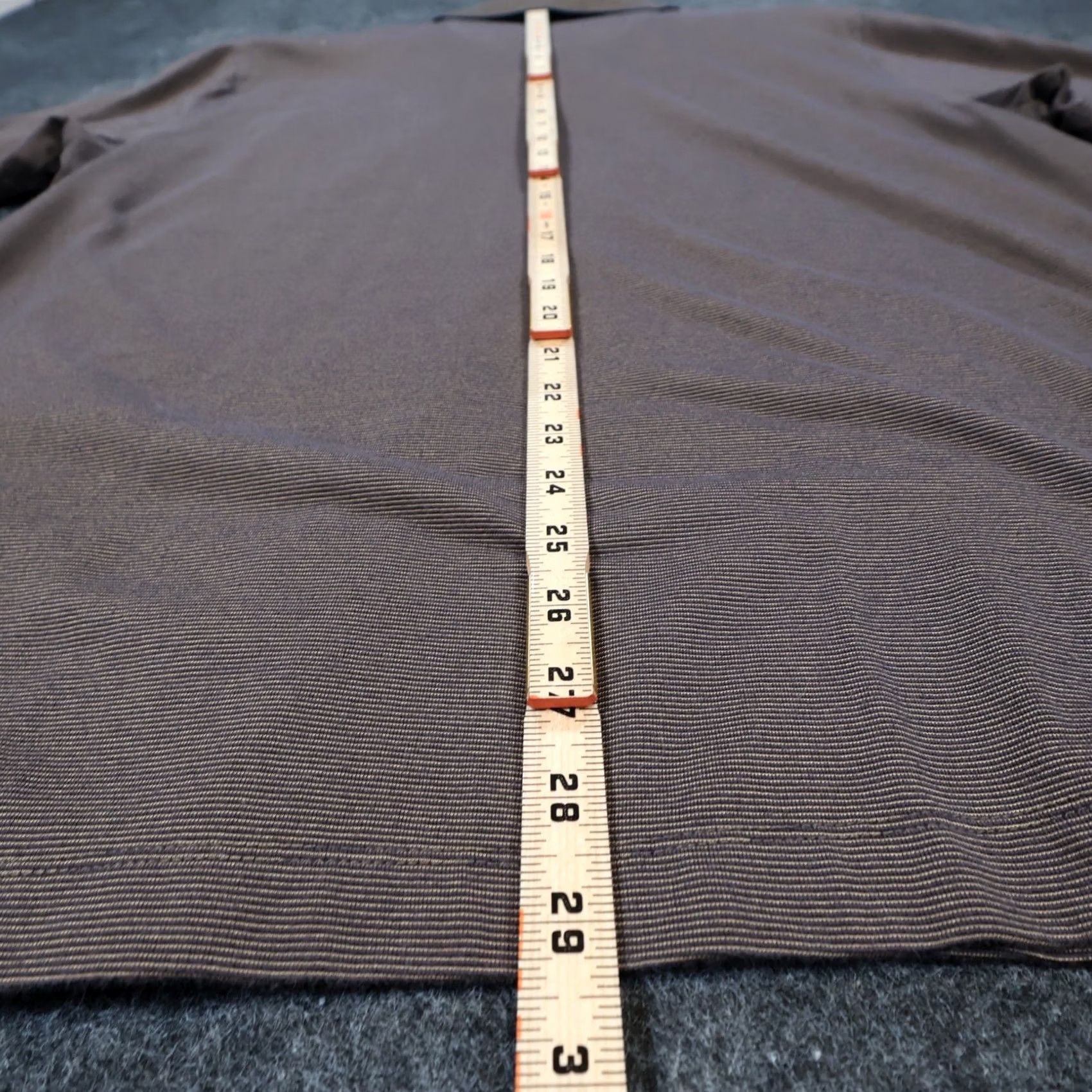 Van Heusen Van Heusen Polo Shirt Mens XL Brown Ribbed Texture Pocket Short Sleeve Size US XL / EU 56 / 4 - 5 Thumbnail