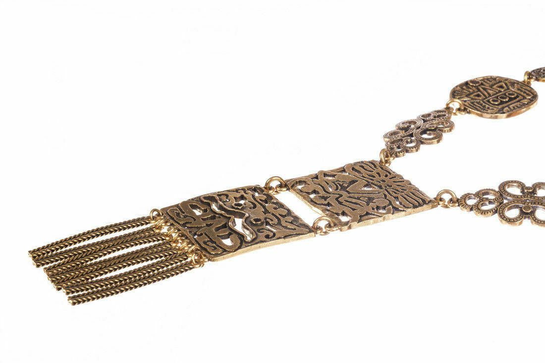Oscar De La Renta Oscar De La Renta African Inspired Tribal Tassel Necklace Size ONE SIZE - 2 Thumbnail