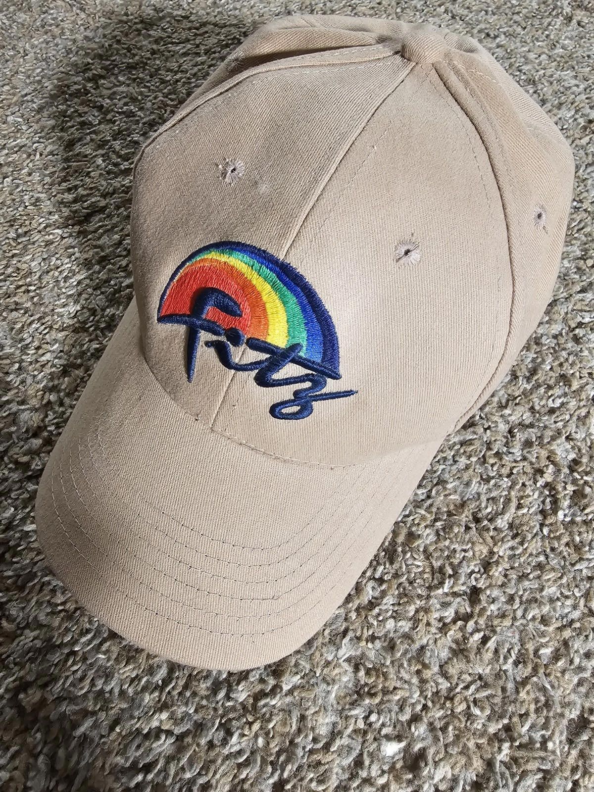 Designer fitz rainbow strapback Crossroads Designs hat Size ONE SIZE - 1 Thumbnail