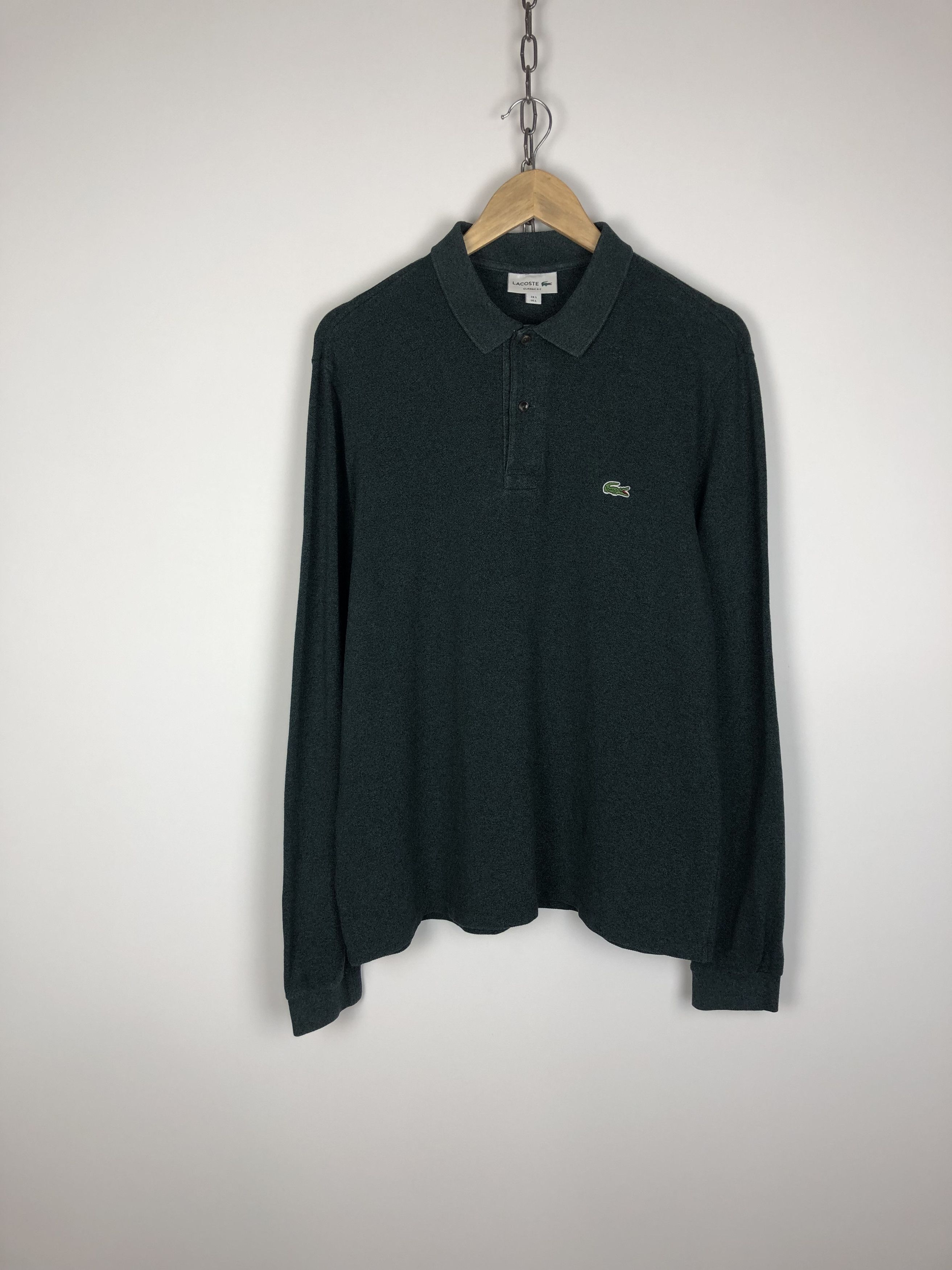 Lacoste Lacoste Long Sleeve Pullover Green Small Logo size L Size US L / EU 52-54 / 3 - 1 Thumbnail
