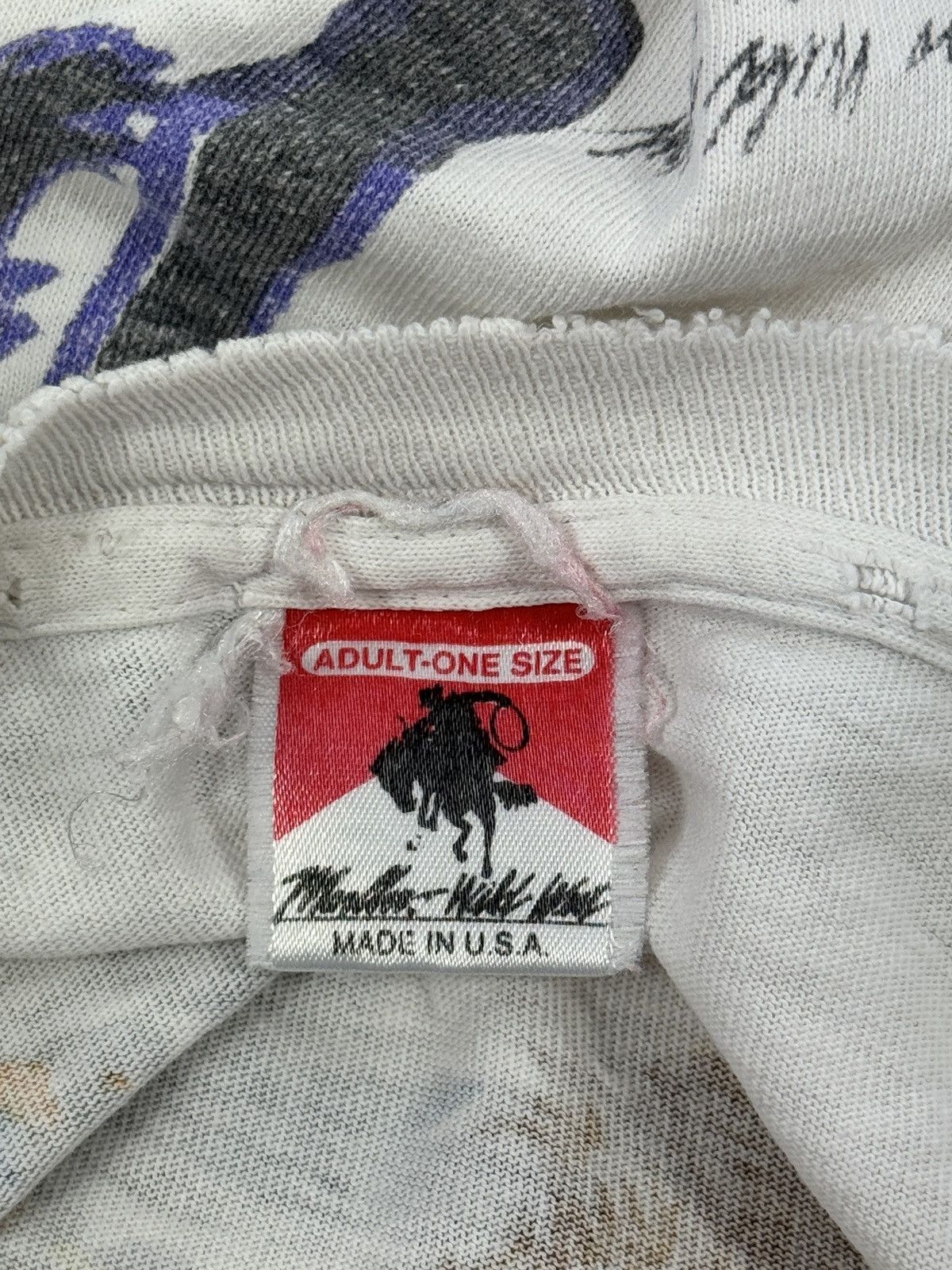 Vintage MARLBORO WILD WEST 1990s VINTAGE T-SHIRT Size US L / EU 52-54 / 3 - 4 Thumbnail