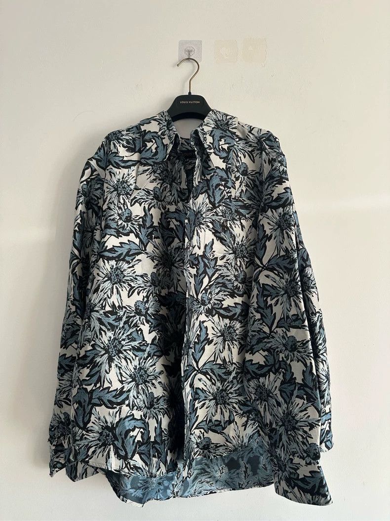 Louis Vuitton Louis Vuitton Floral Print Shirt Jacket - dmc Size US XXL / EU 58 / 5 - 1 Thumbnail