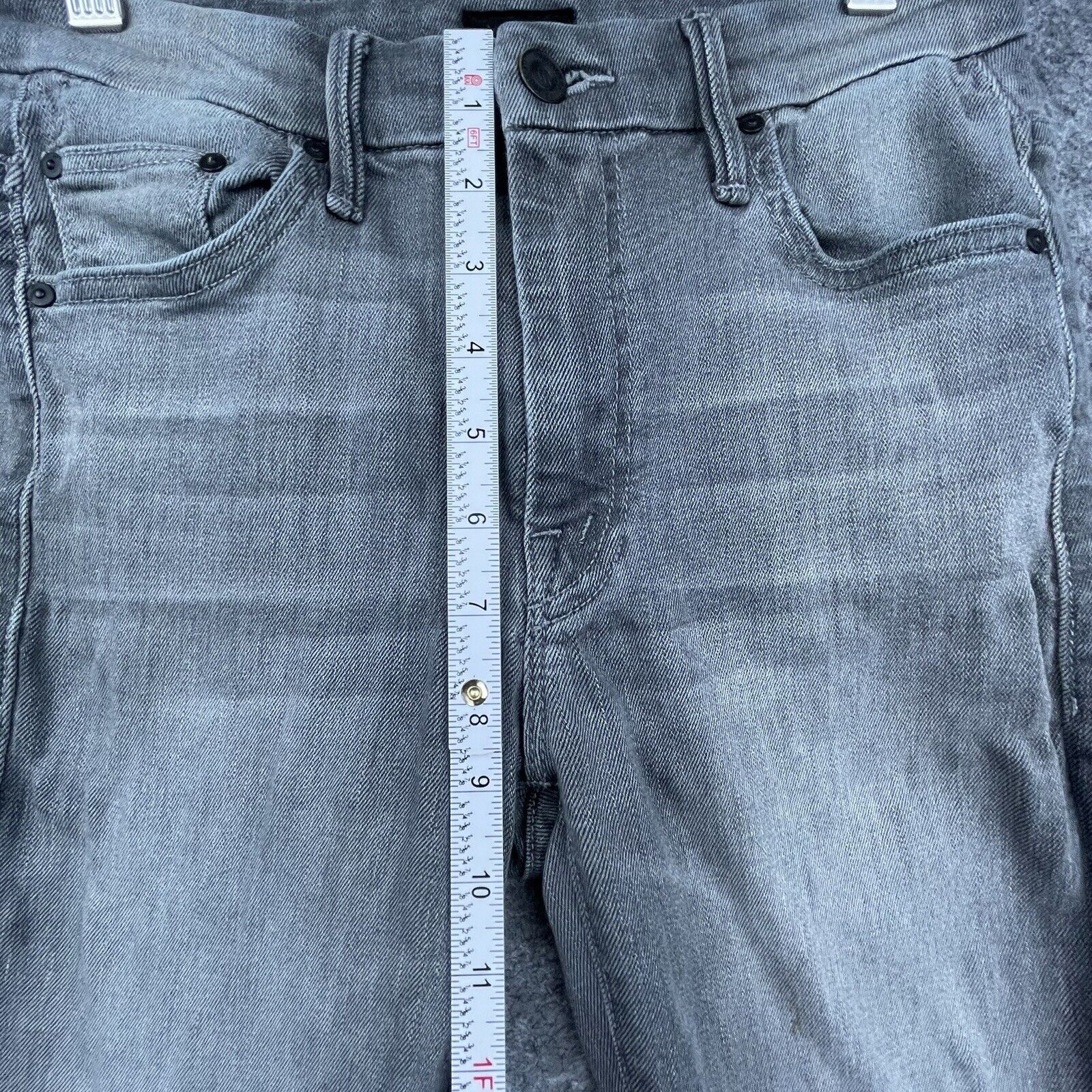MOTHER Mother Jeans Womens 24 High Waisted Looker Supermoon Grey Size 24" / US 00 / IT 34 - 10 Thumbnail