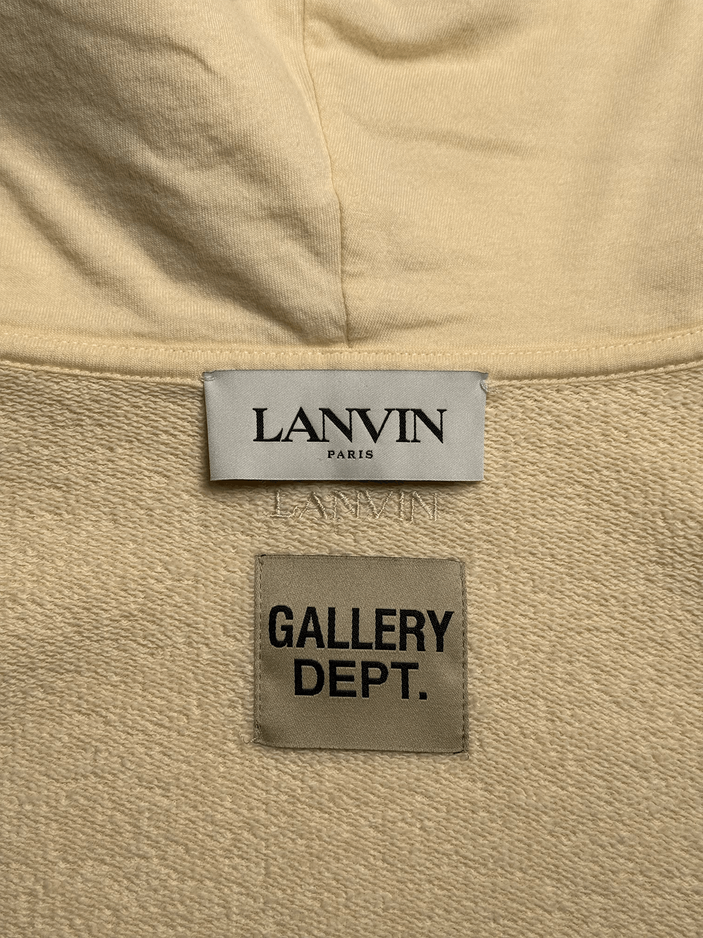 Gallery Dept. × Lanvin Gallery Department x Lanvin washed-cotton relaxed hoodie Size US S / EU 44-46 / 1 - 4 Thumbnail