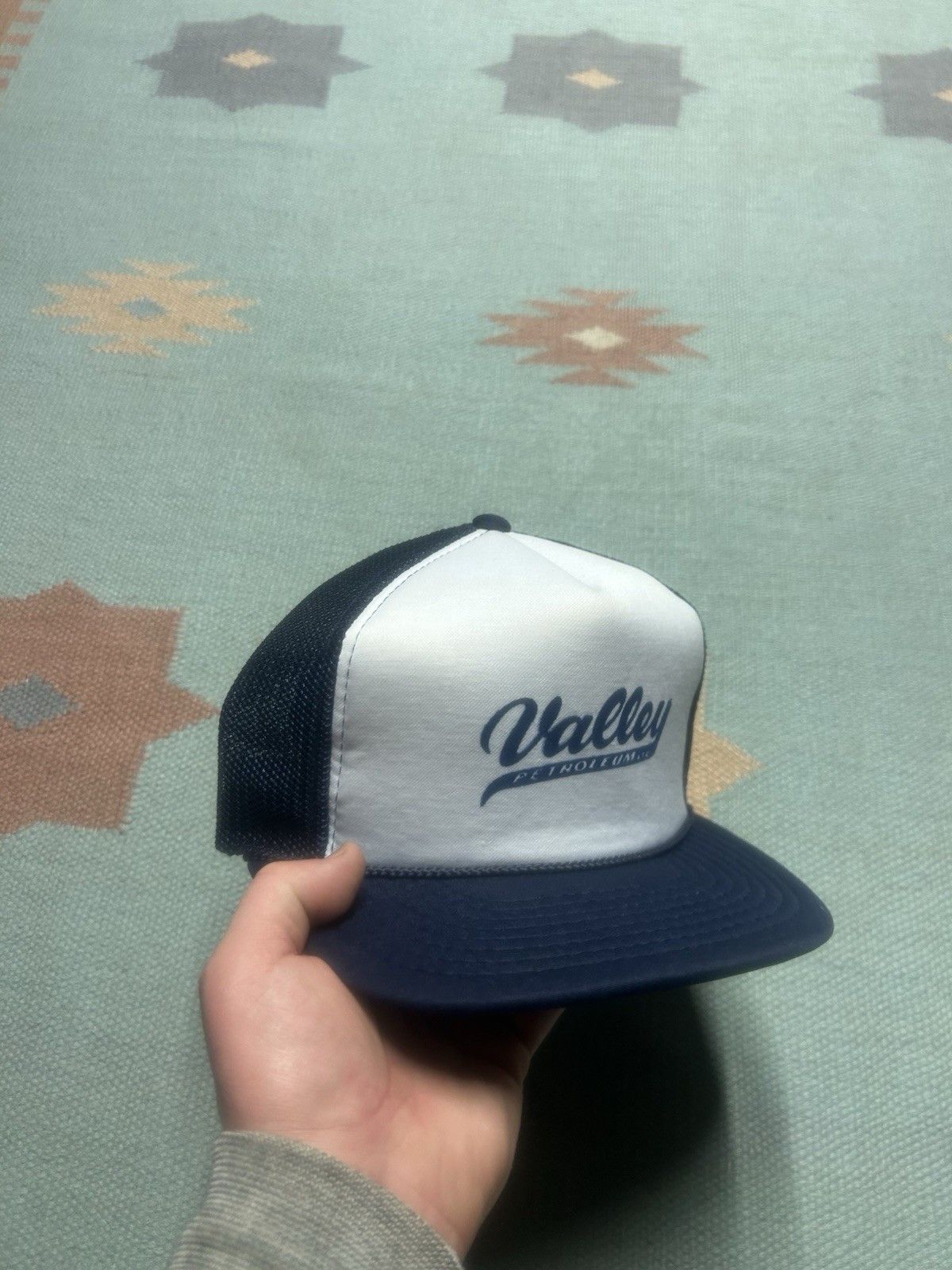 Vintage Vtg trucker hat mesh Valley Petreoleum oil Michigan snapback Size ONE SIZE - 1 Thumbnail