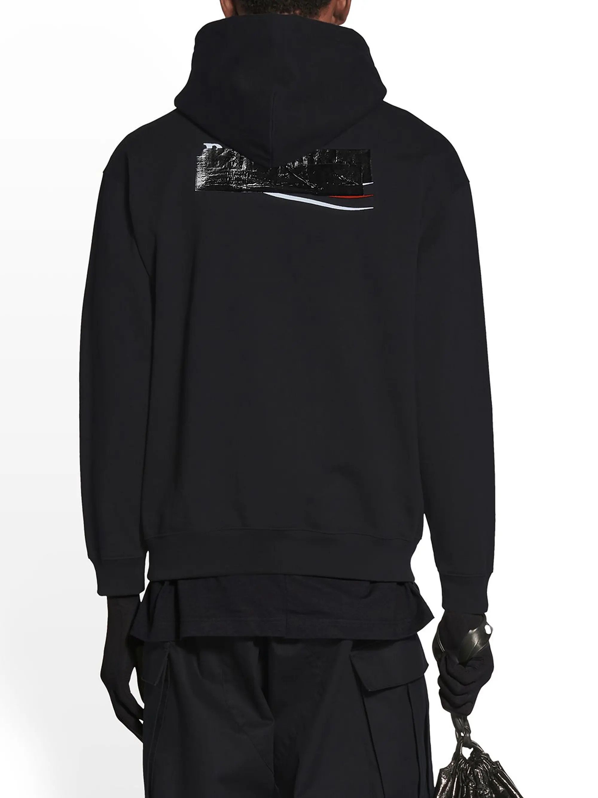 Balenciaga o1tr1nto1125 Gaffer Hoodie Medium Fit in Black Size US M / EU 48-50 / 2 - 8 Thumbnail