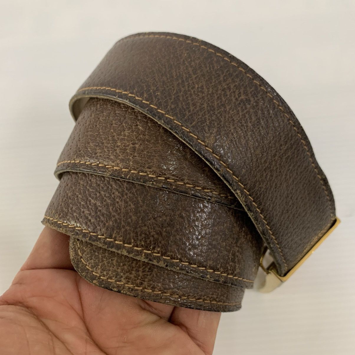 Gucci Gucci Vintage Leather Belts Size 38 - 5 Thumbnail