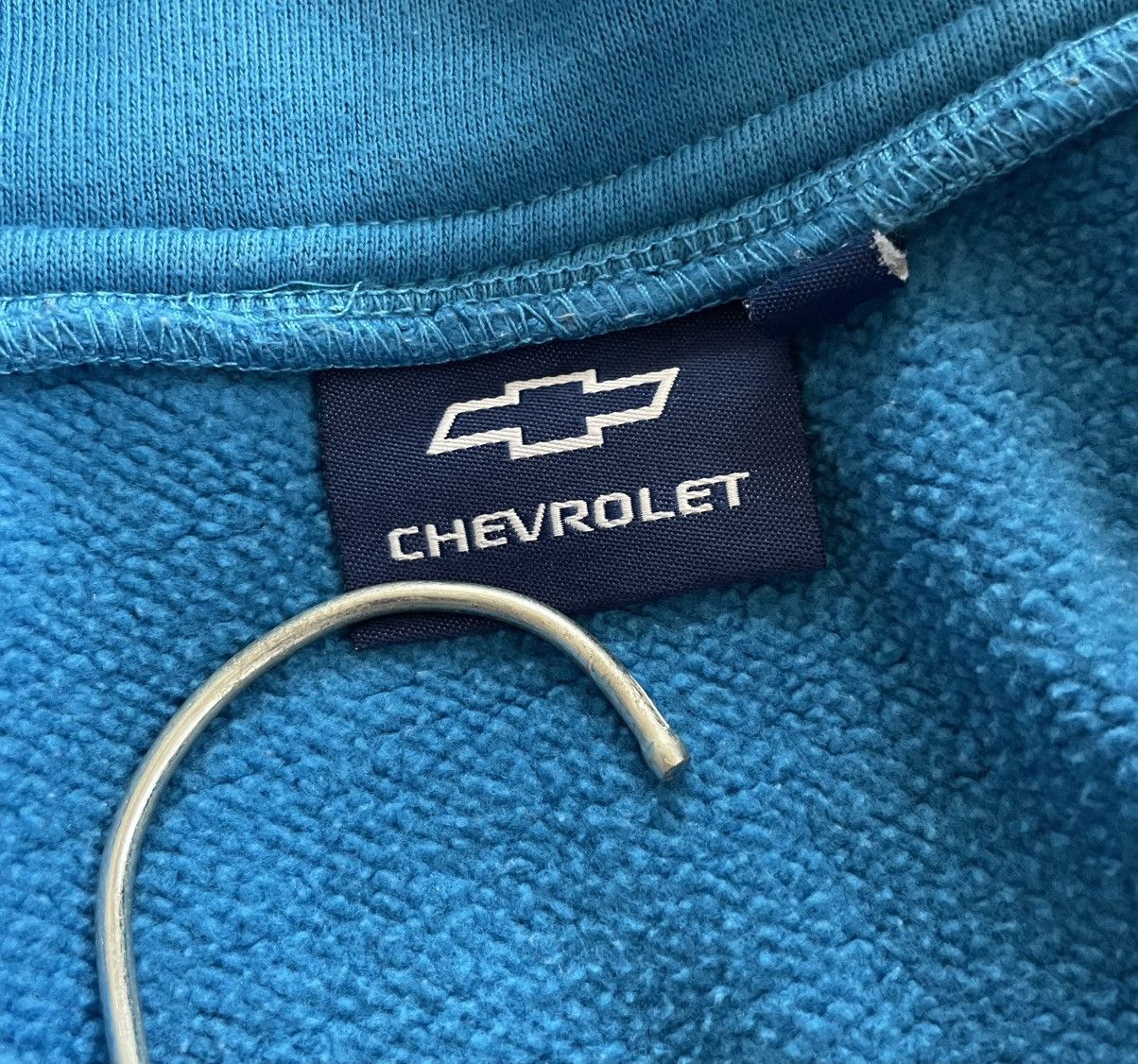 Vintage Vintage Chevrolet 1/4 Zip Racing Blue Sweatshirt Size US XL / EU 56 / 4 - 6 Thumbnail