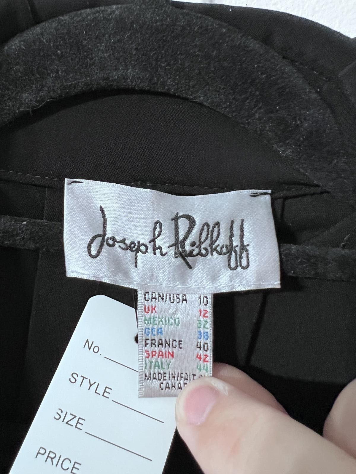 Other Joseph Ribkoff Black Jacket with Statement Collar – UK 12 Size M / US 6-8 / IT 42-44 - 6 Thumbnail