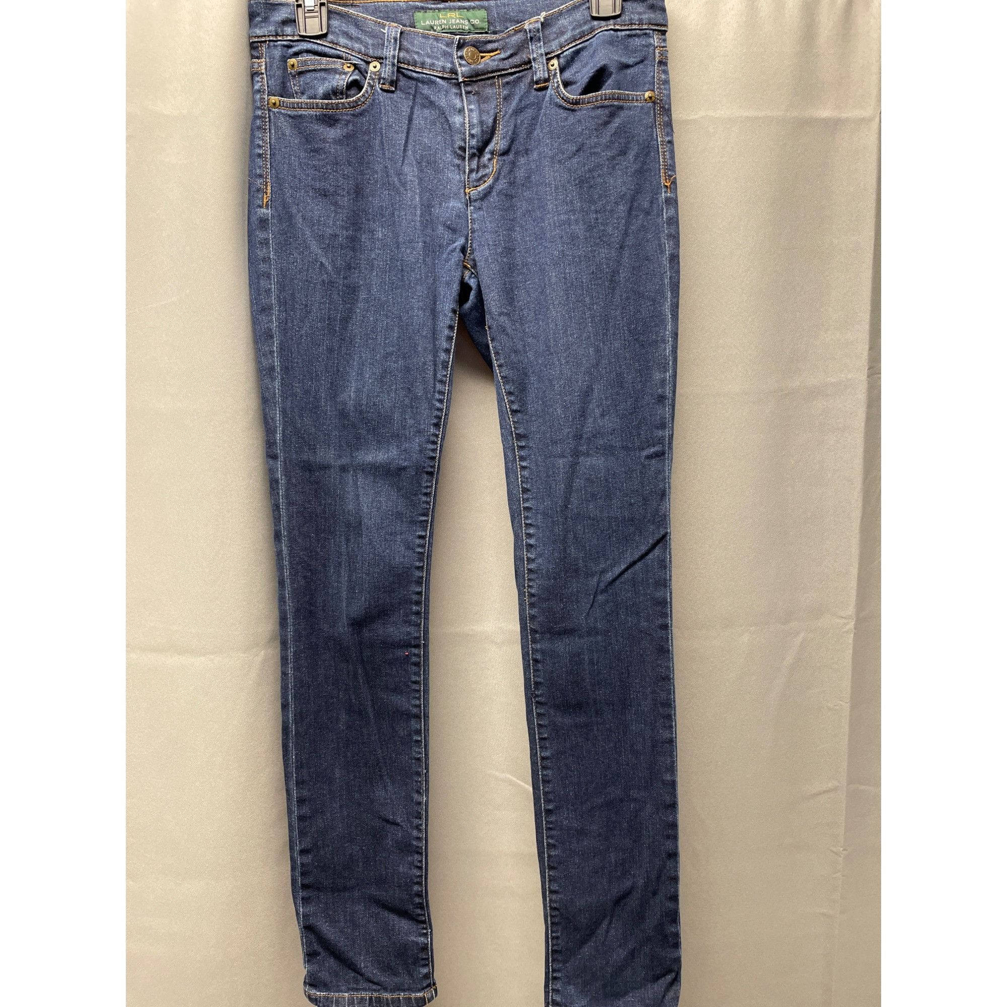 Lauren Ralph Lauren Lauren Ralph Lauren Women's Blue Skinny Jeans Size 4 (26x30) Size 27" / US 4 / IT 40 - 1 Thumbnail