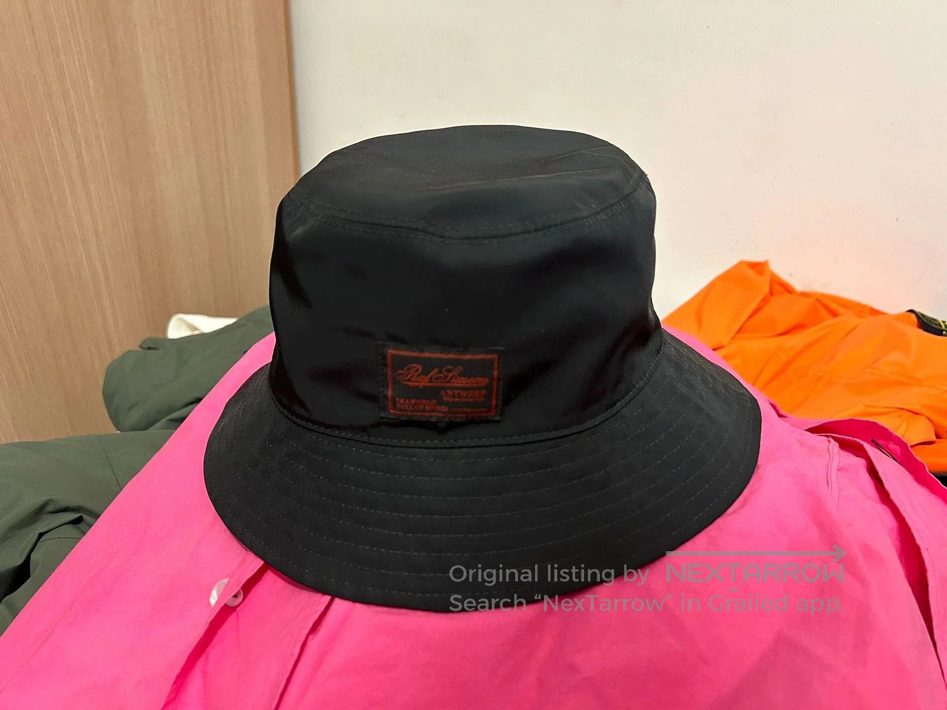 Raf Simons Raf Simons AW 2003/04 Closer showpiece bucket hat | Grailed